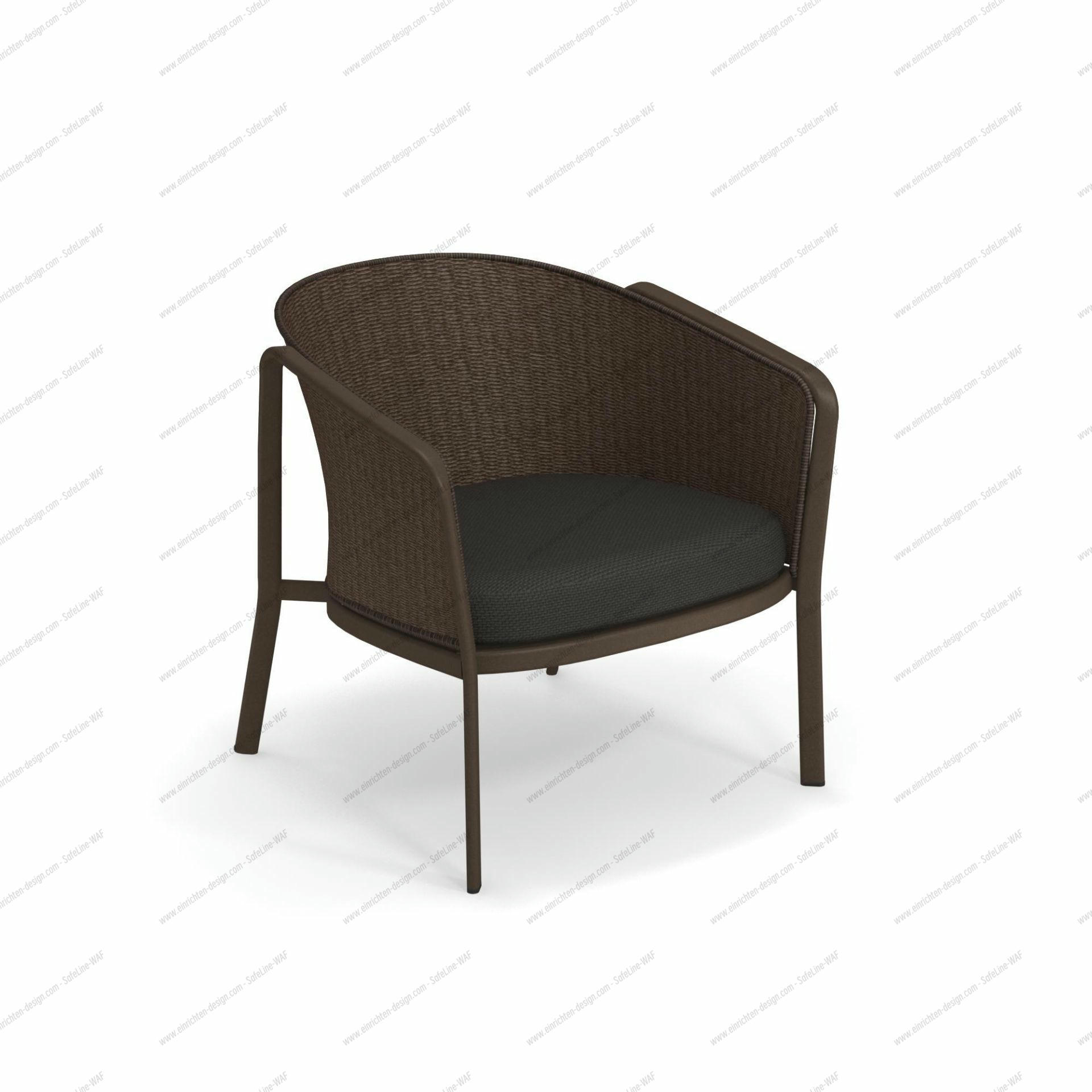 Carousel 1216 Outdoor Lounge chair Emu Indian brown / melange brown
