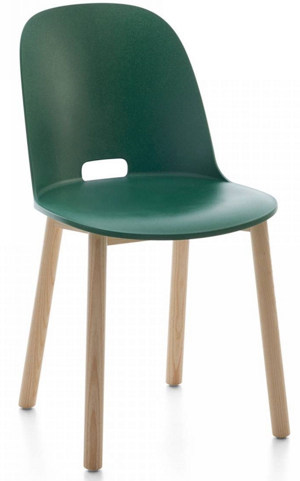 Alfi Chair Stuhl hoher Rücken Emeco-dunkel grau