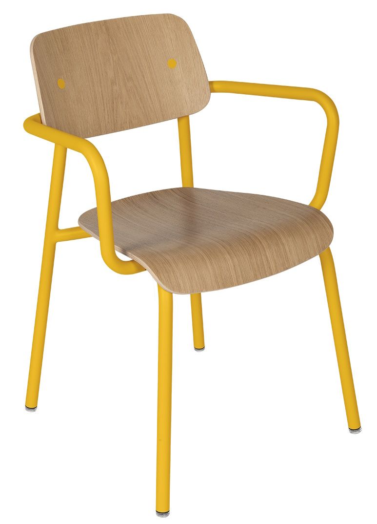Study Bridge oak armchair Outdoor Fermob