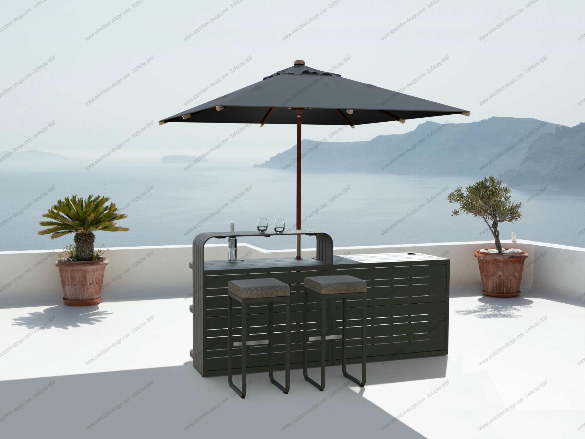 Air Bar Stool Outdoor white Moree
