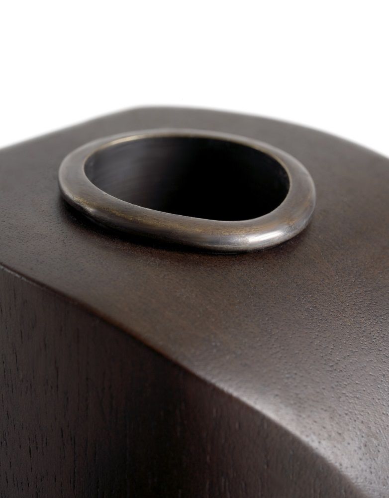 PI Candlestick Set of 3 Mahogany Ethnicraft