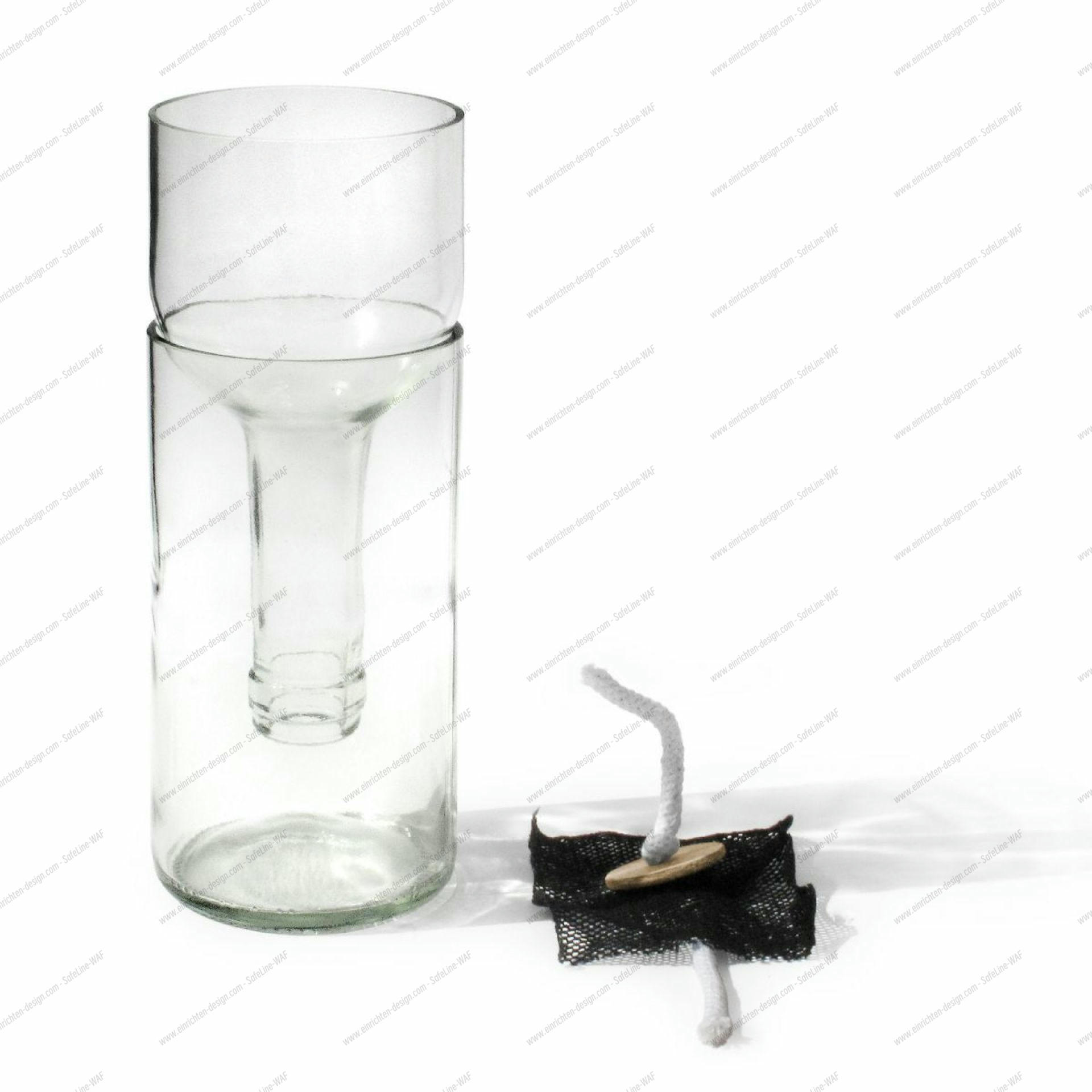 Self Watering Bottle Side by Side white SINGLE PIECES