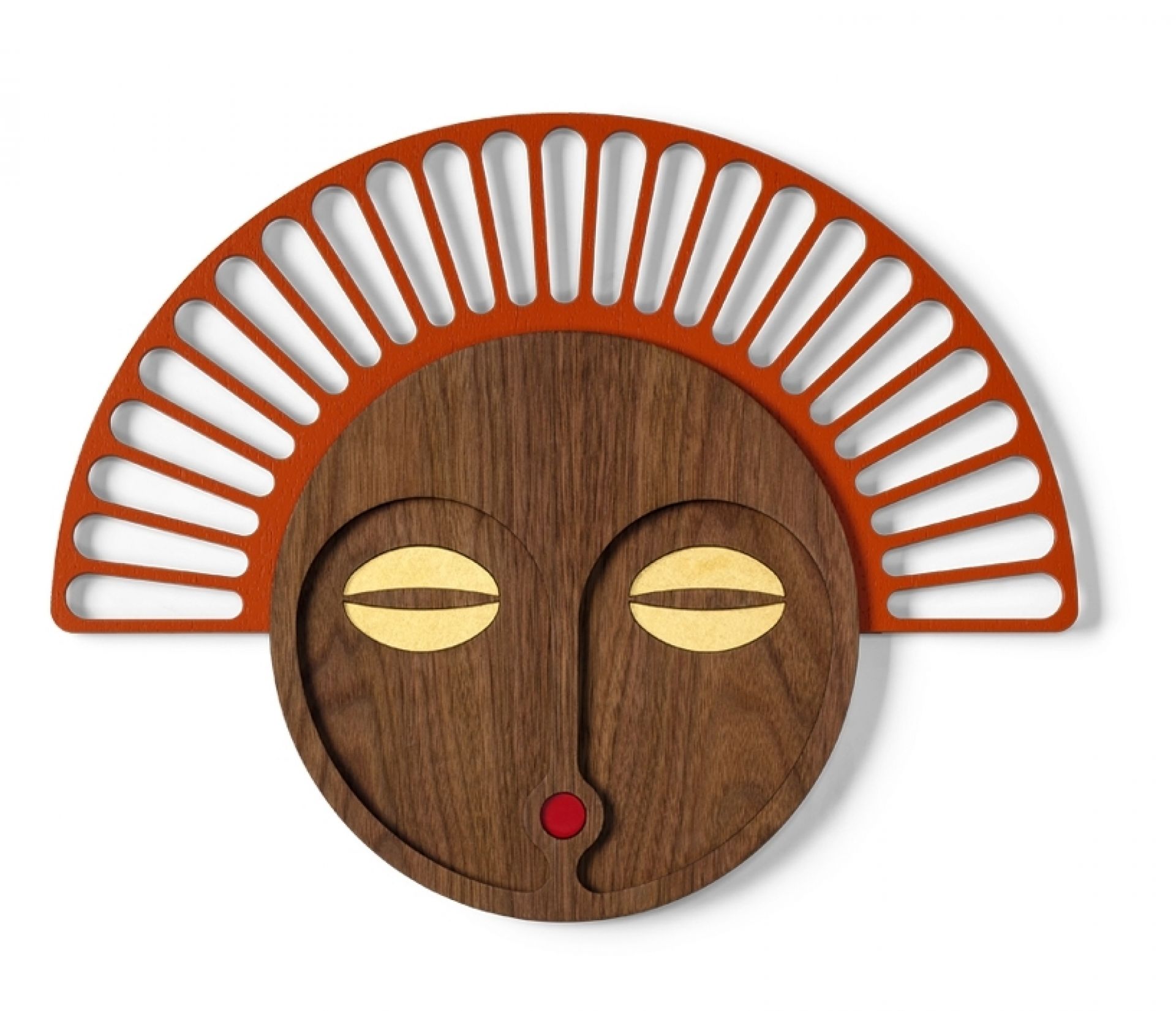 Modern African Mask #23 Wall Decoration Umasqu, Modern African Mask #23  Medium