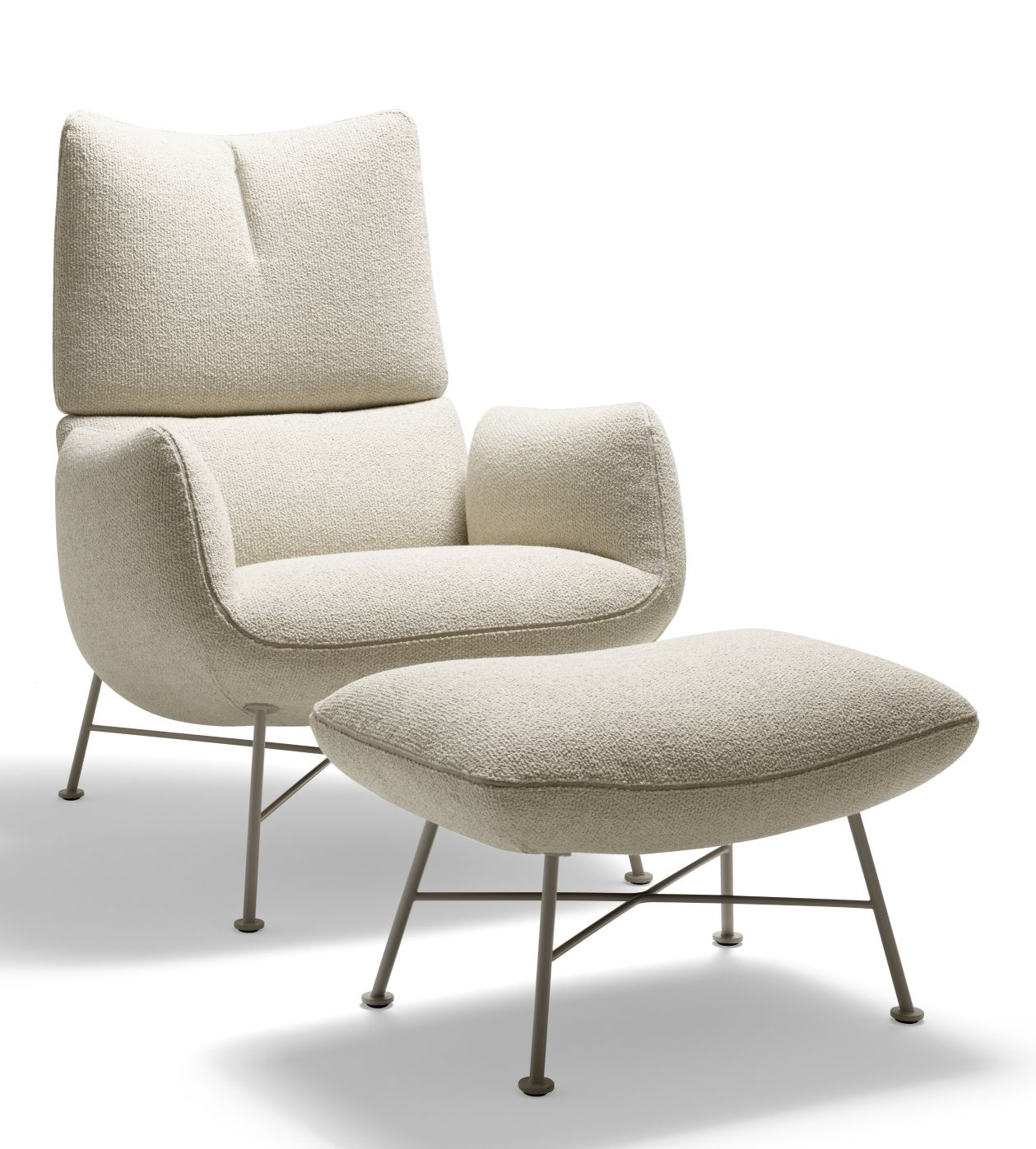 Jalis Lounge Stool 4-leg Wire frame Cor