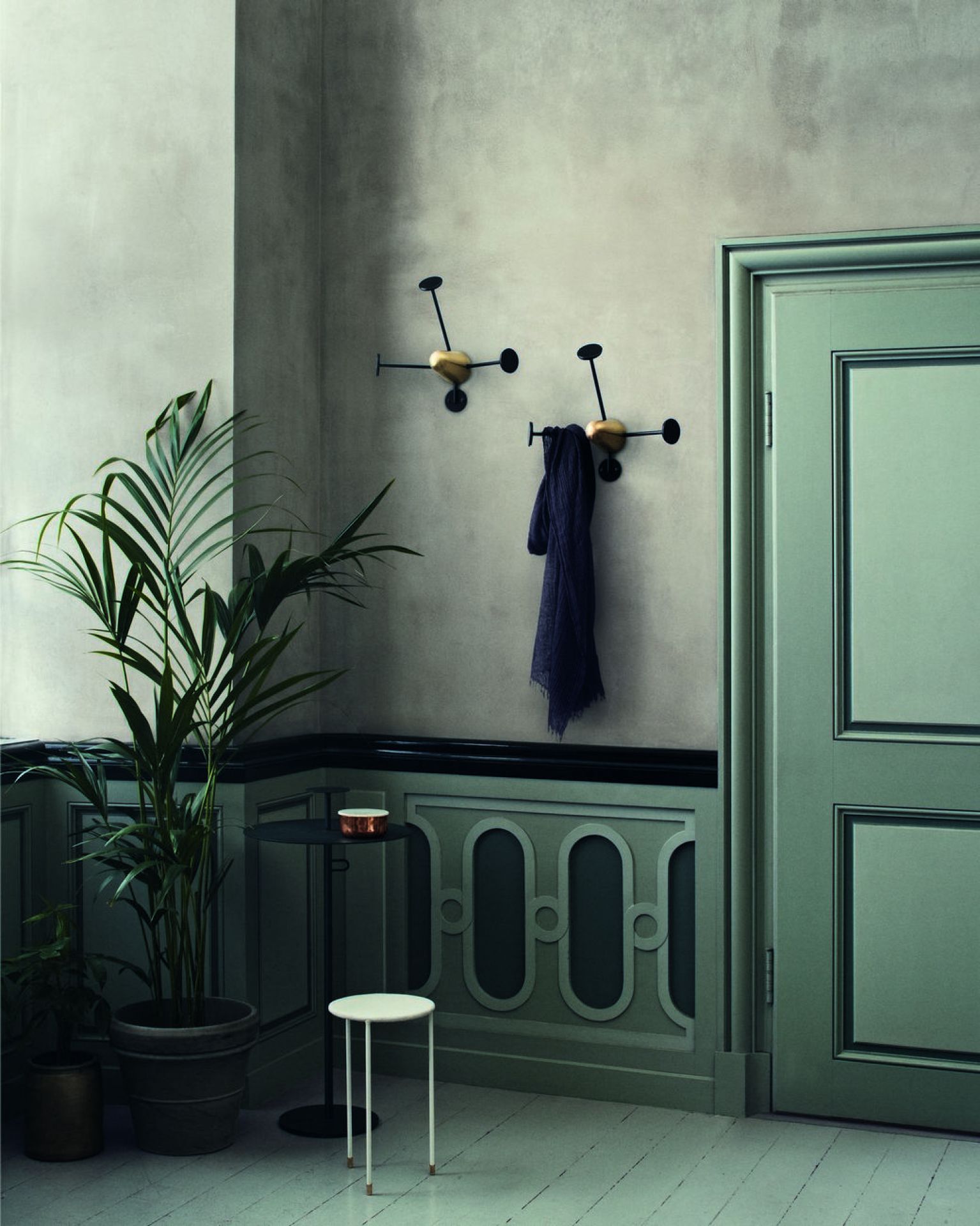 Matégot coat rack ochre Gubi