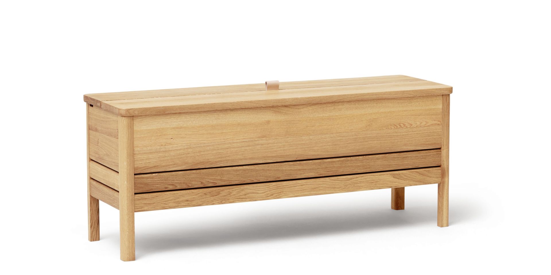 A Line Chest Bench 111 Oak white oiled Form & Refine