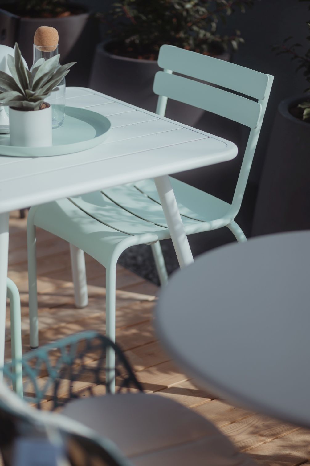 Luxembourg Outdoor table four legged Fermob