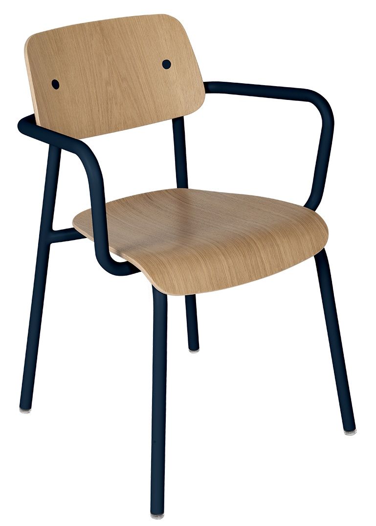 Study Bridge oak armchair Outdoor Fermob