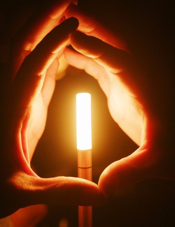 Wick Portable light / Tample lamp with USB Graypants