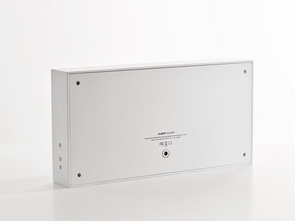 Digital clock LED Table clock Albert Clock White