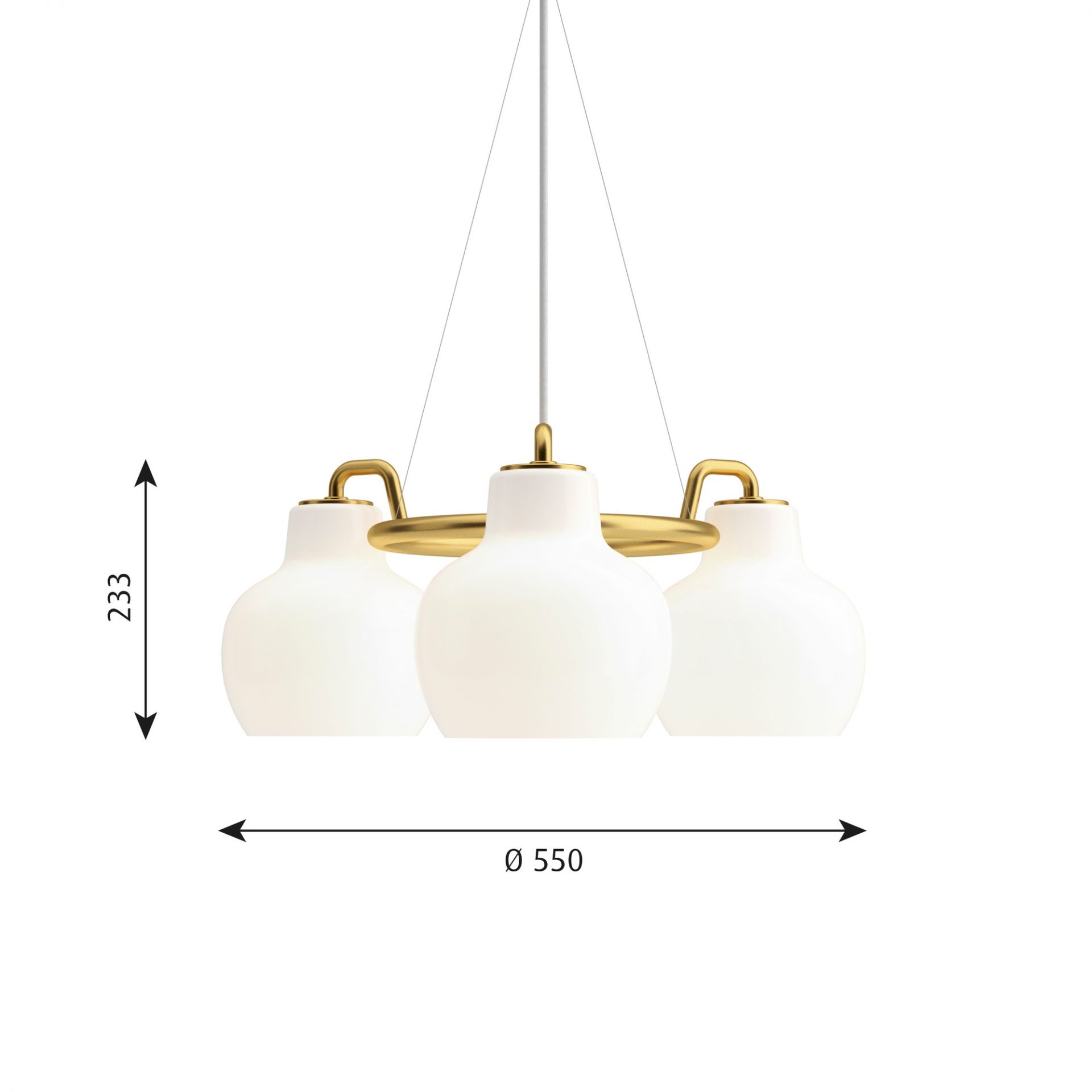 VL Ring Crown 3 pendant light Louis Poulsen