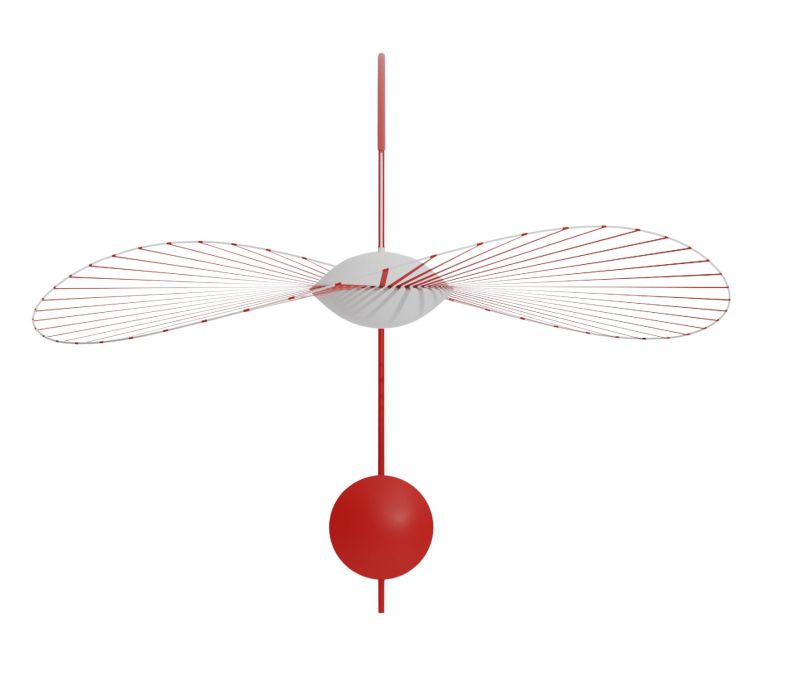 Vertigo Nova Wall lamp Vermillion Petite Friture