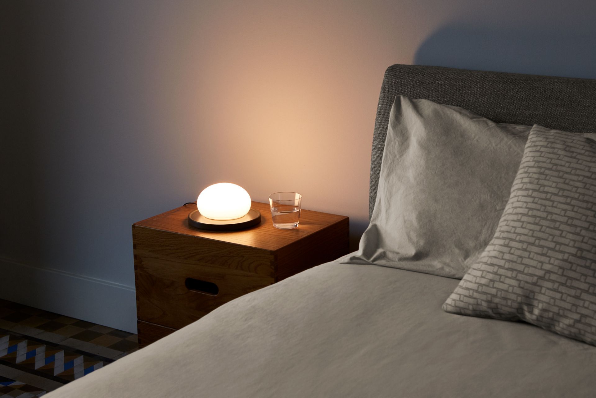 Bolita LED Table lamp Marset shade gray