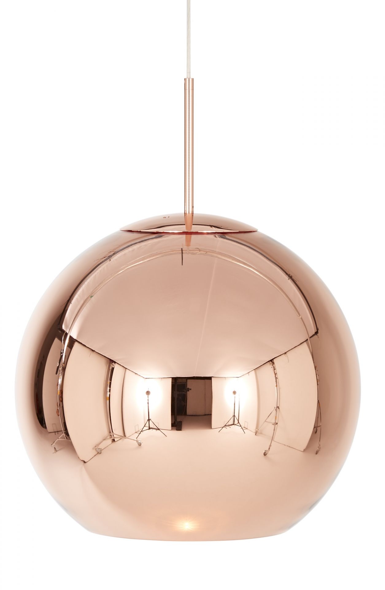 Copper Round 45 cm LED Pendant Light Tom Dixon