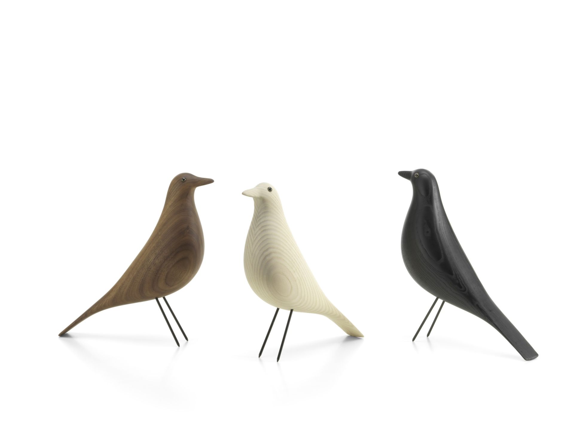 Eames House Bird sculpture white oiled ash Vitra