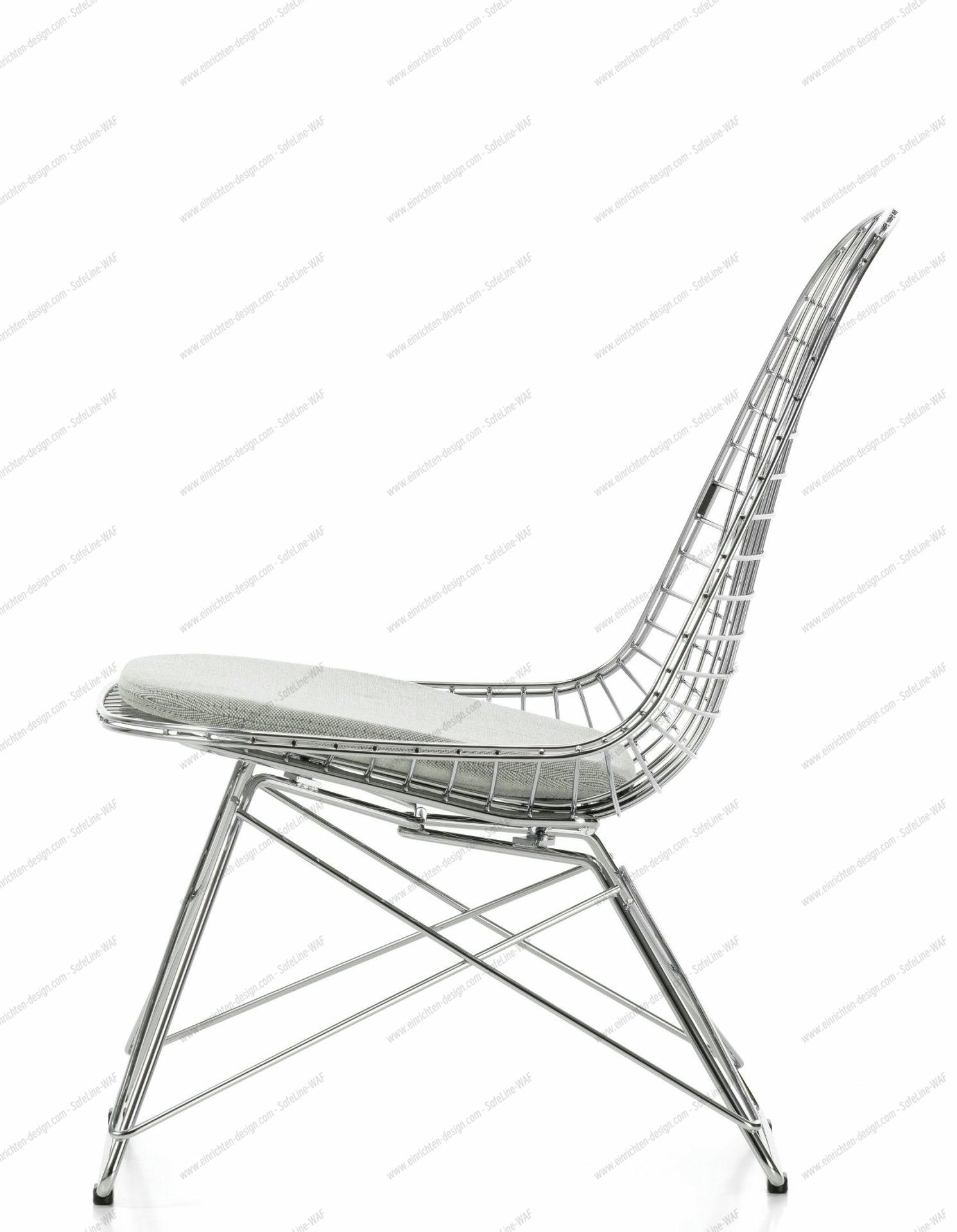 LKR-5 Wire Chair Chair with Seat Cushion Vitra