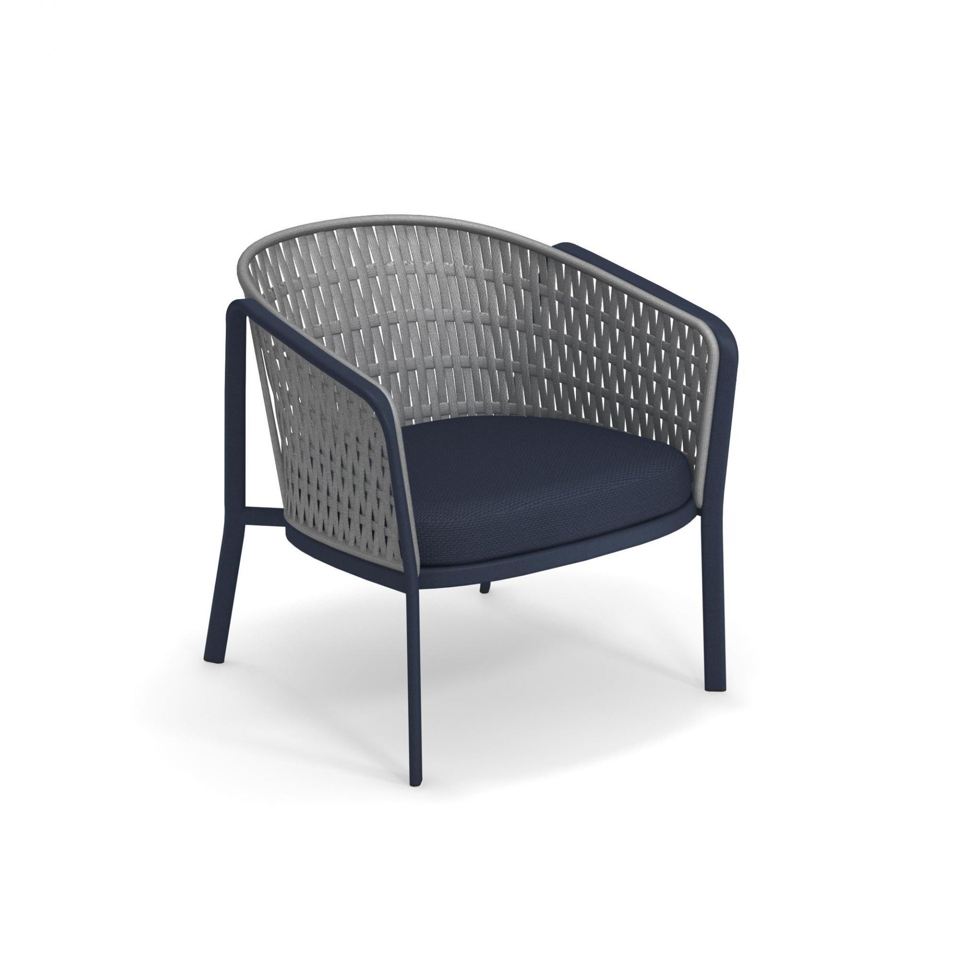 Carousel Outdoor Cushion for Lounge chair Emu Blue