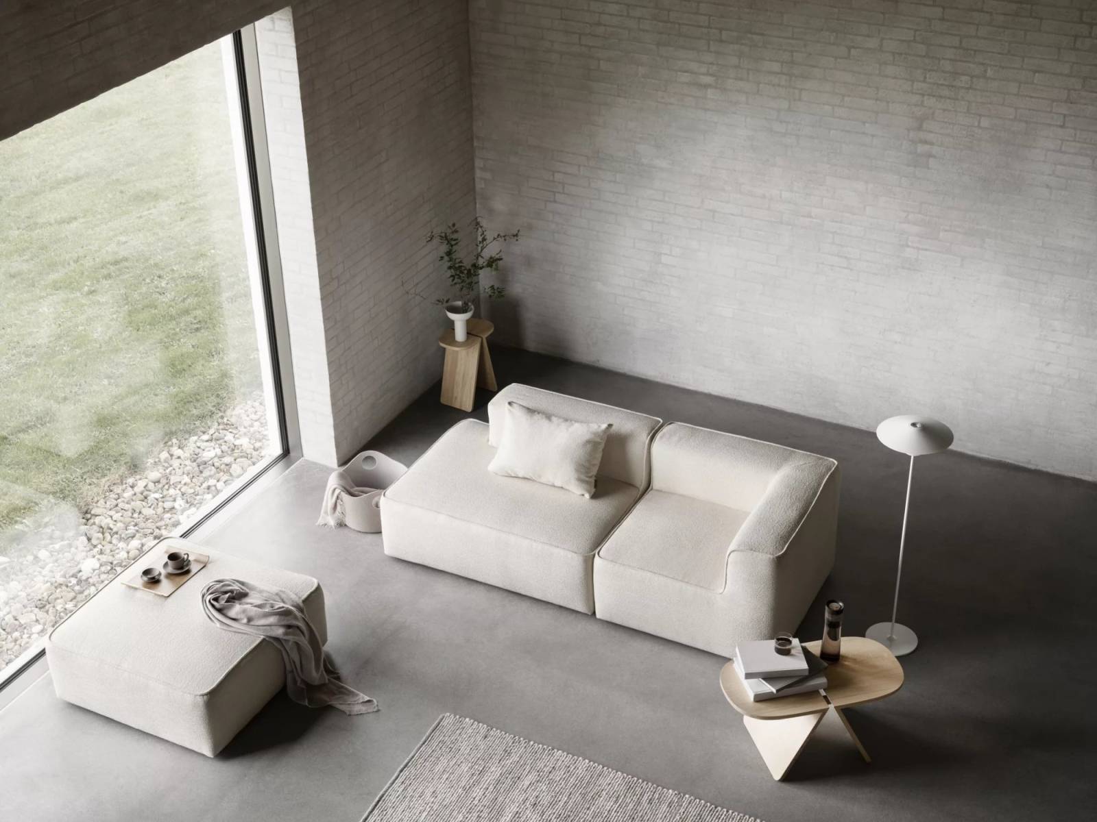 Avio side table W 80 x D 43 x H 38 cm Blomus