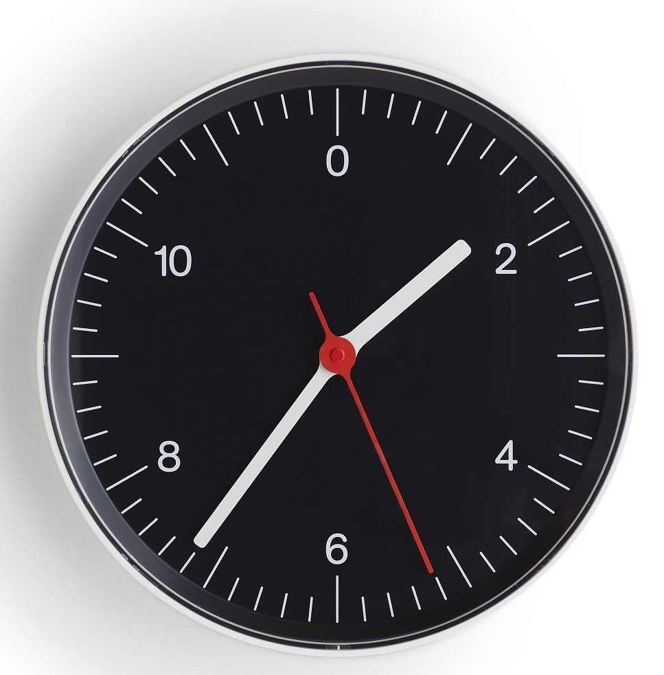 Wall Clock Wall Clock BLACK Hay SINGLE PIECES