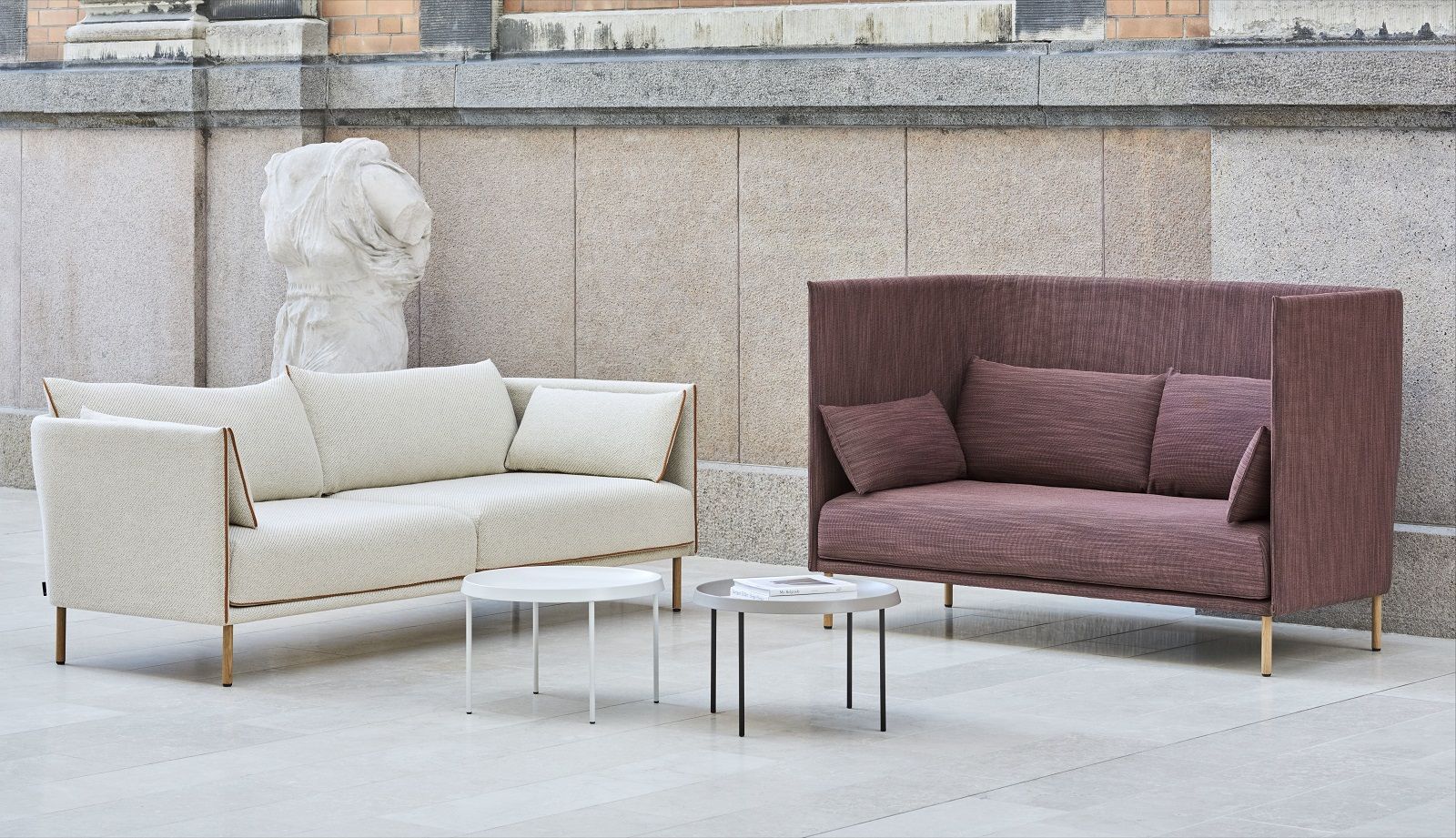 Silhouette Sofa 2-seater High back Hay