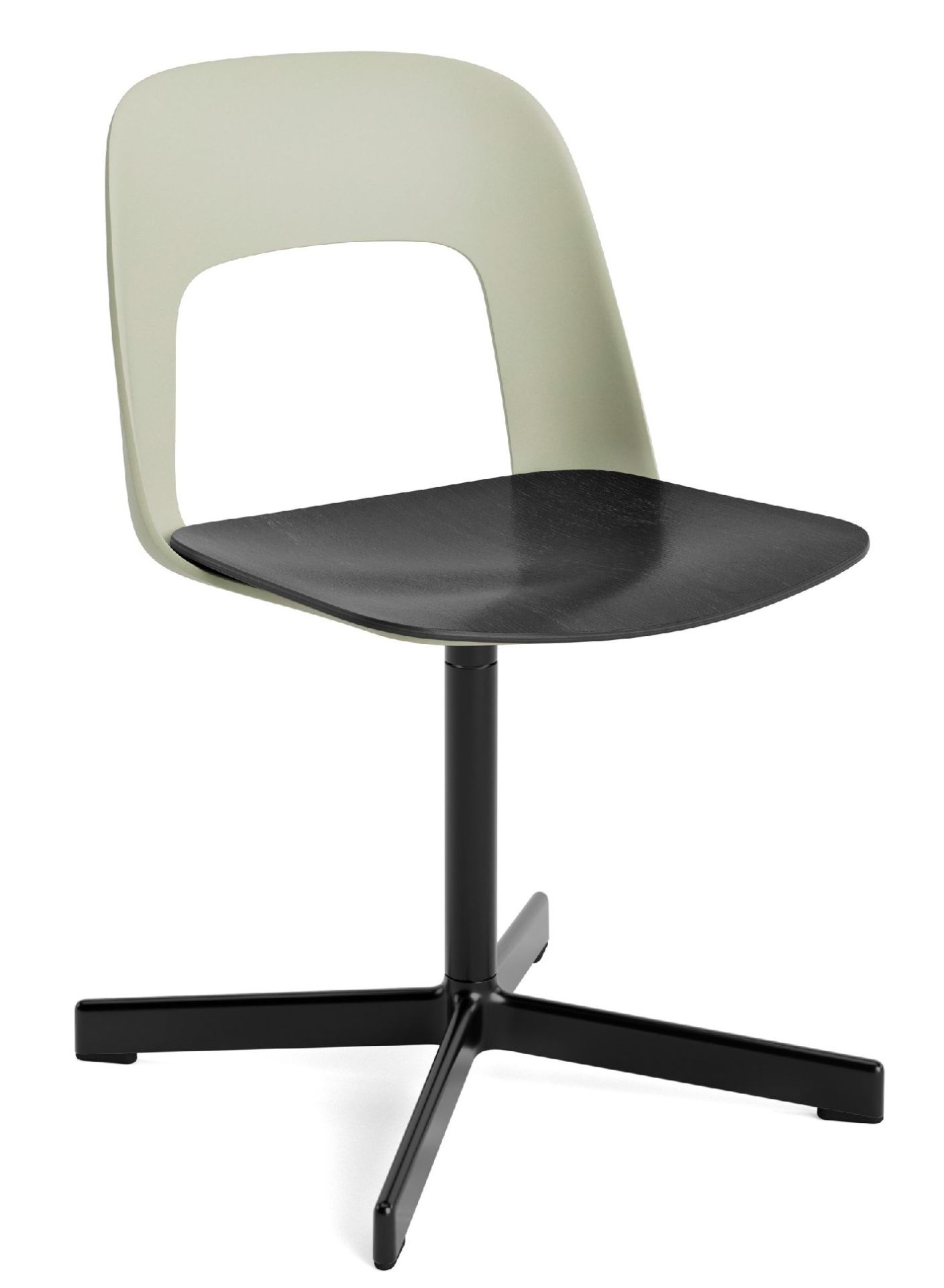 Layout Side Chair 132 4-star swivel base chair Hay 