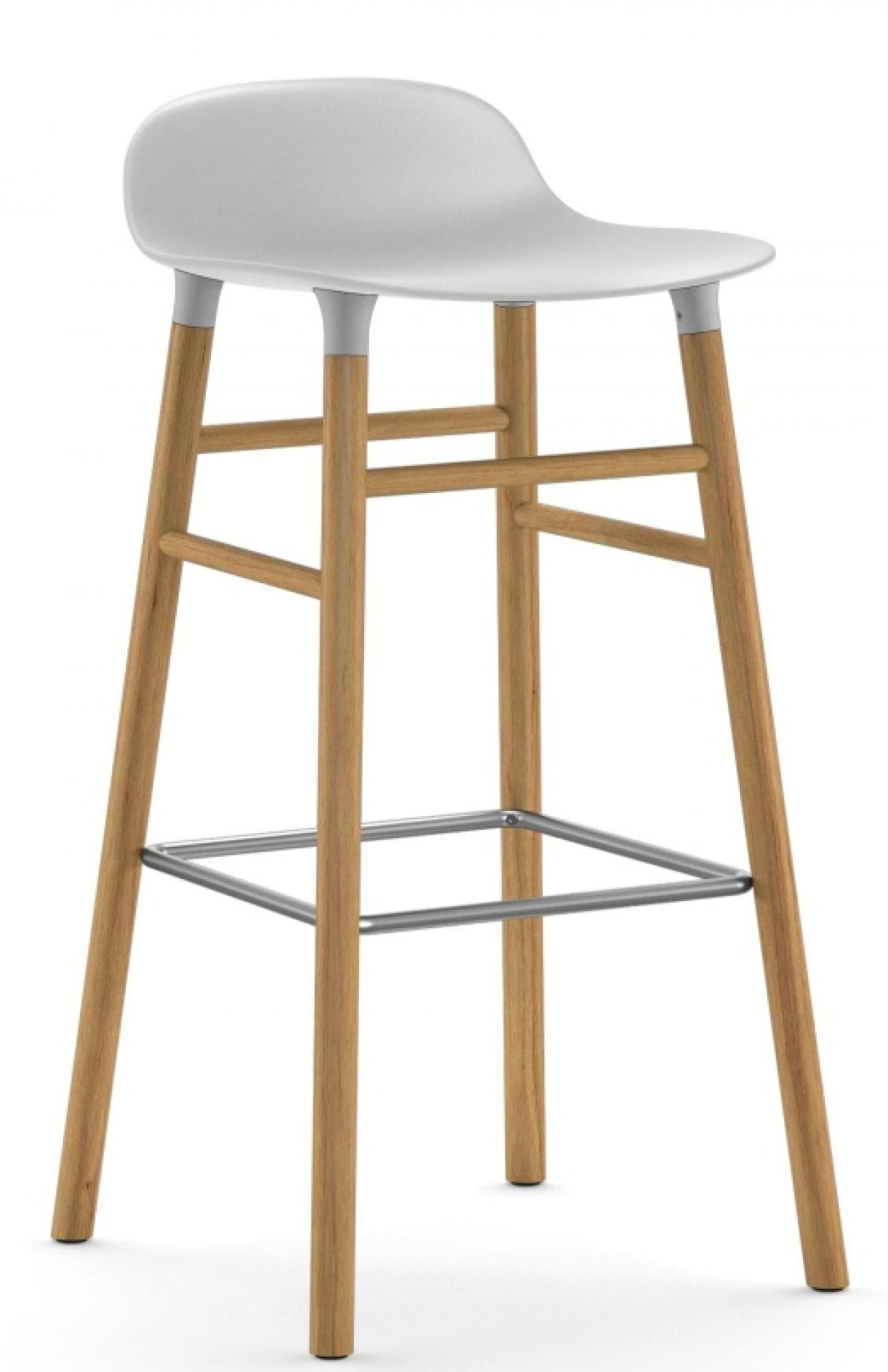 Form Barstool  H 75 cm Wood Normann Copenhagen