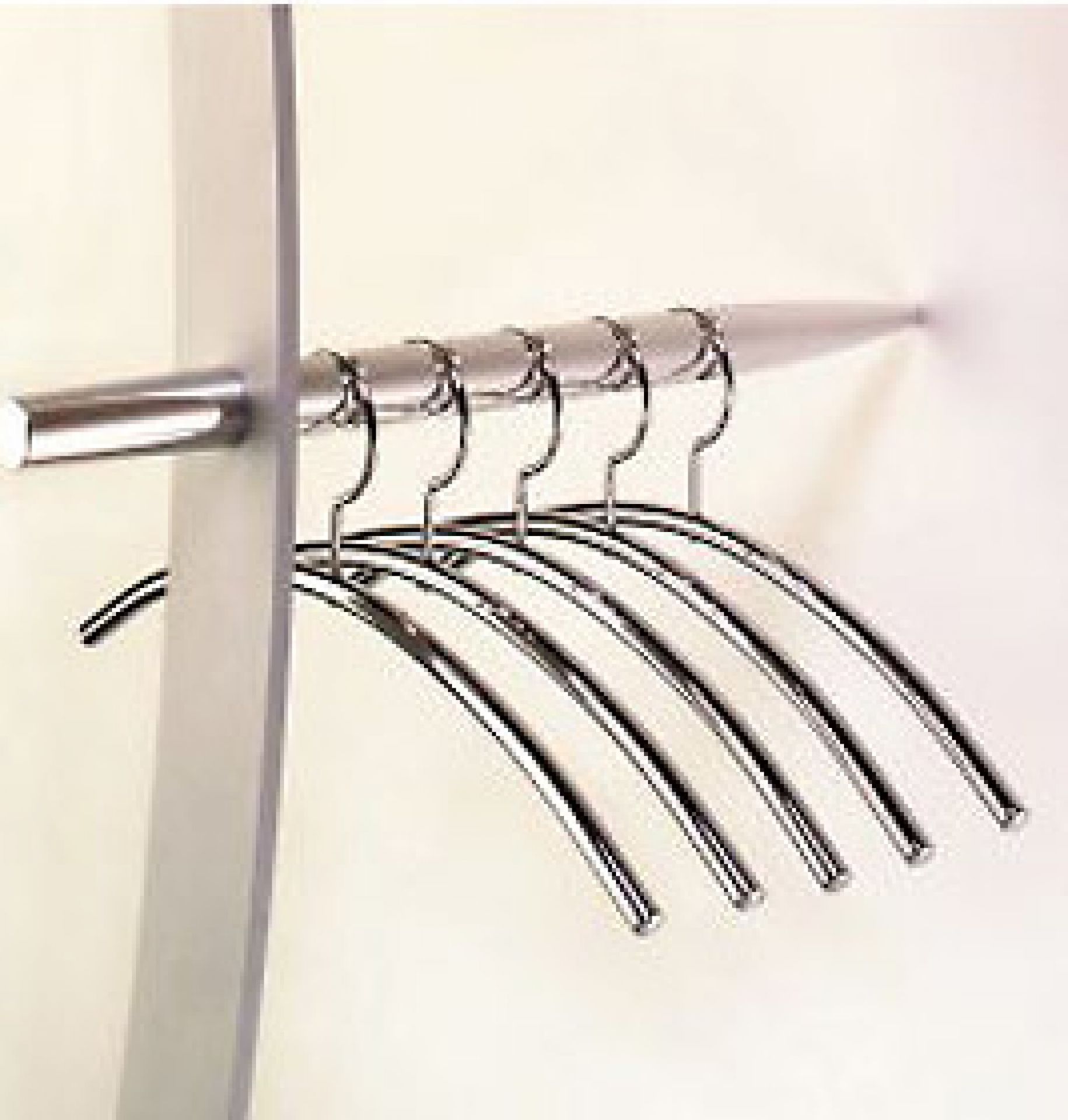 Chrome Kleiderbugel Cascando