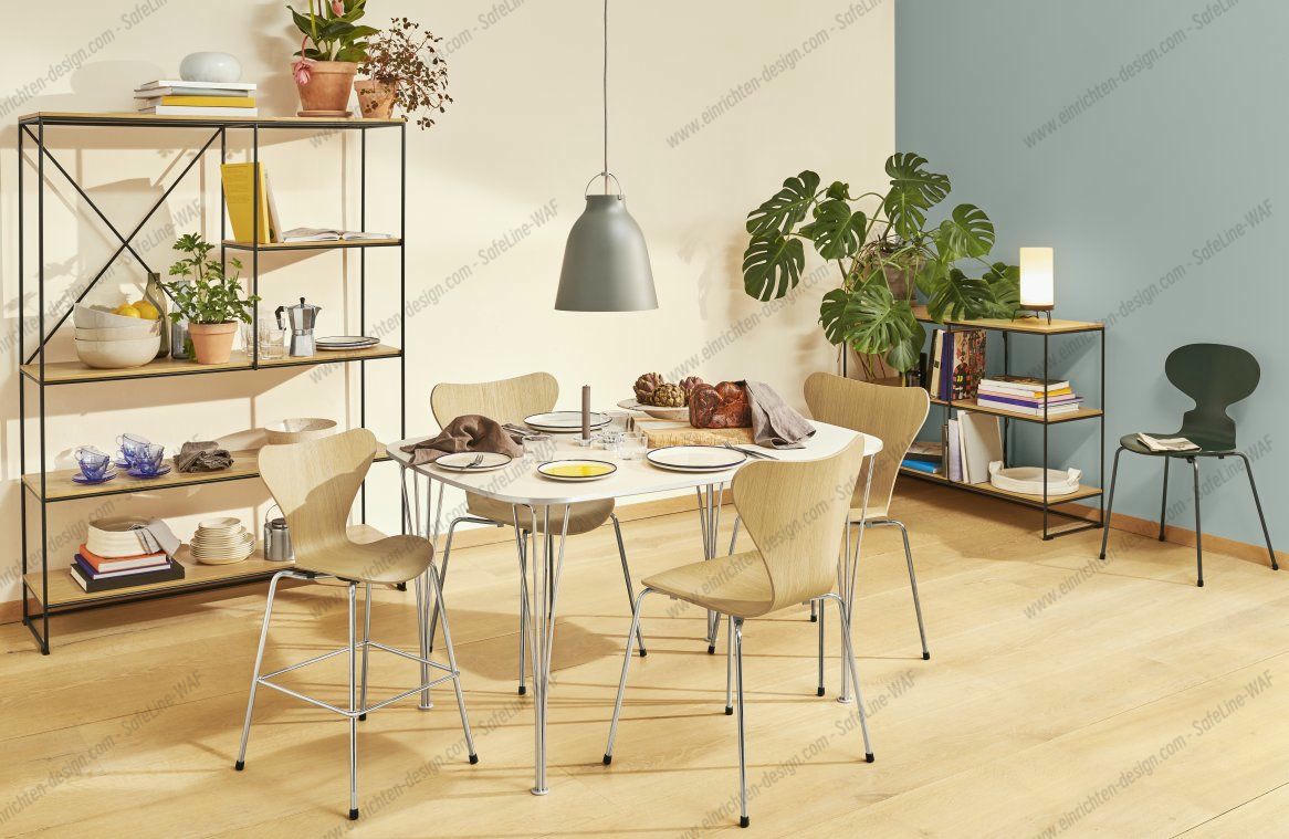 Fritz Hansen Super Elliptical table series