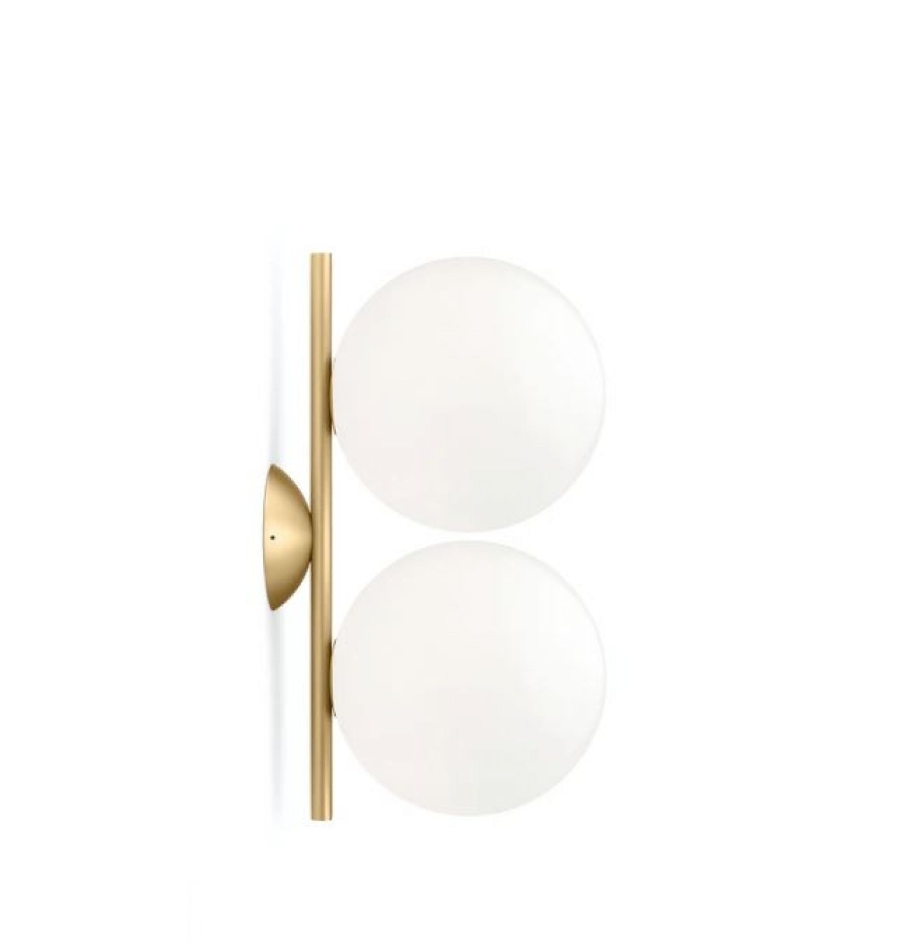 IC Lights C/W2 Double Ceiling lamp Flos Brass | Brass FLOS F3159059