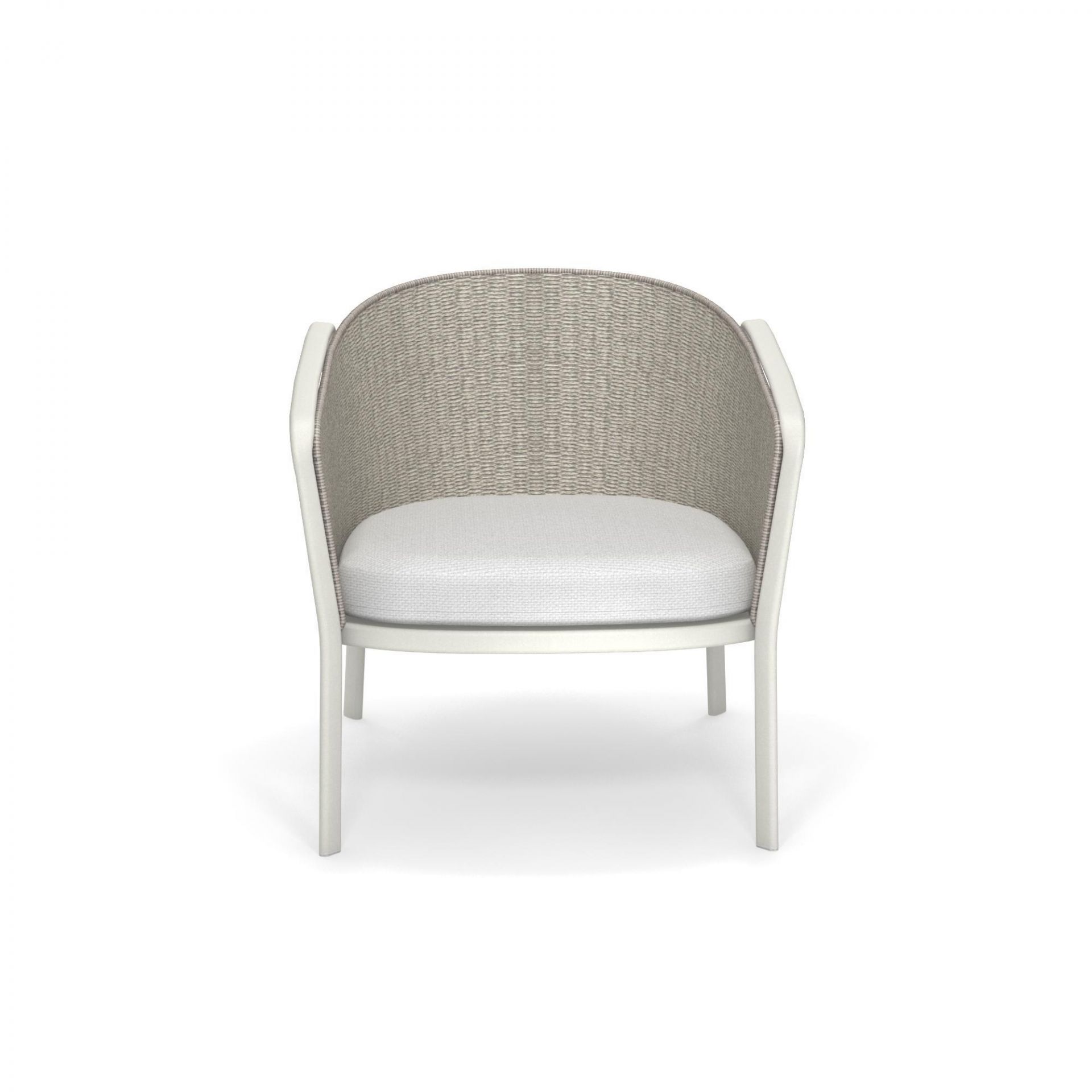 Carousel 1216 Outdoor Lounge Chair Emu White / Melange Ivory