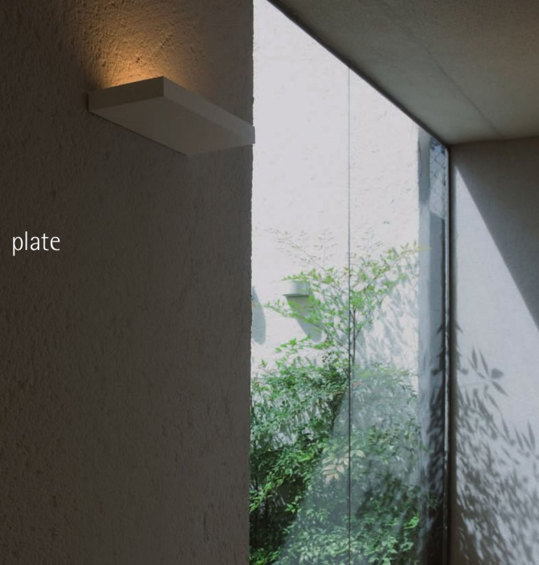 Plate Wandleuchte Lumini