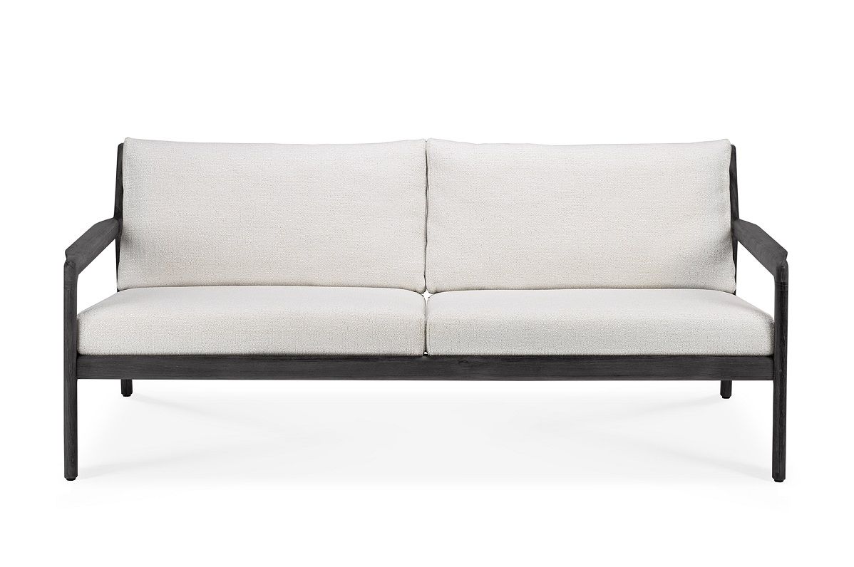 Jack Outdoor 2/ 3 Seater Sofa Teak Black Lacquered Ethnicraft 