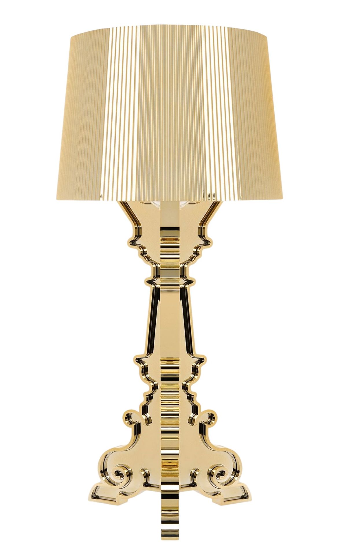 Bourgie Table lamp metallized gold Kartell