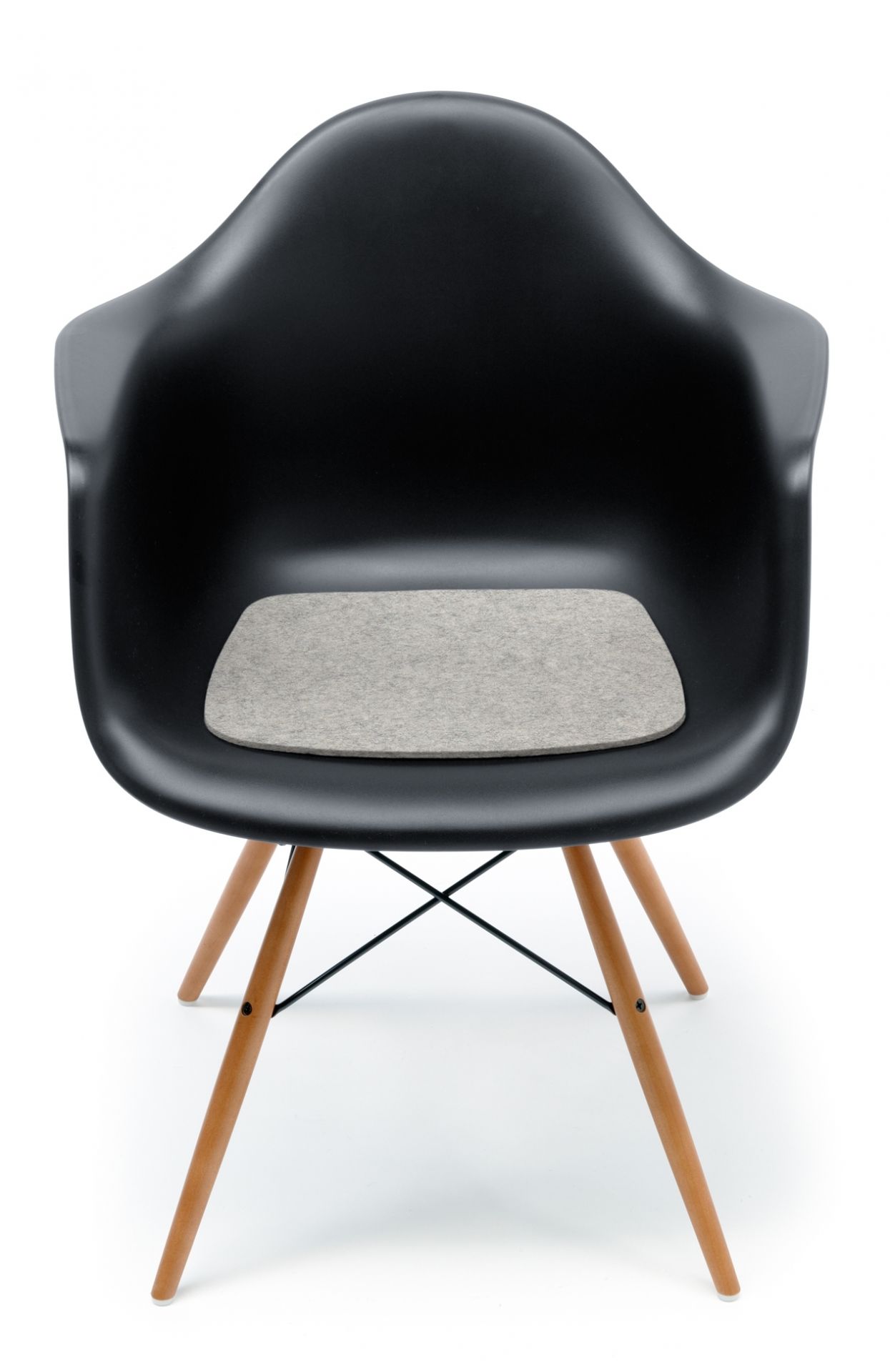 Seat pad-Felt pad Eames Plastic Arm Chairs DAR / RAR / DAW Light Melange Hey Sign
