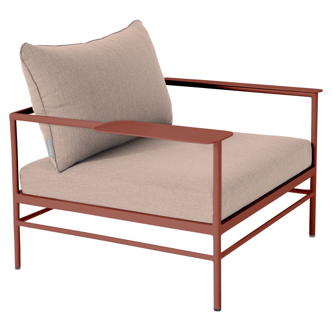 Rivage lounge chair with armrests Outdoor Fermob