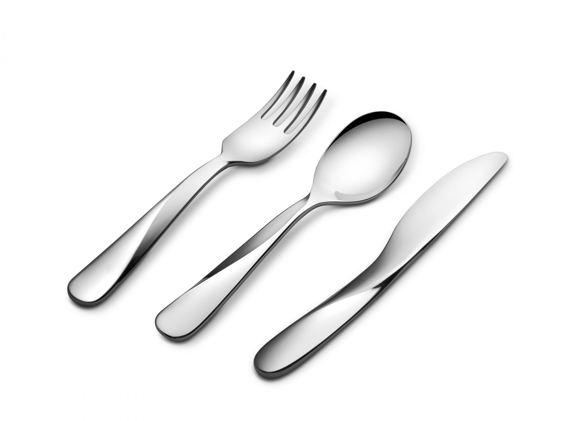 Giro Kids Collection Stainless Steel Cutlery Set for Children Alessi