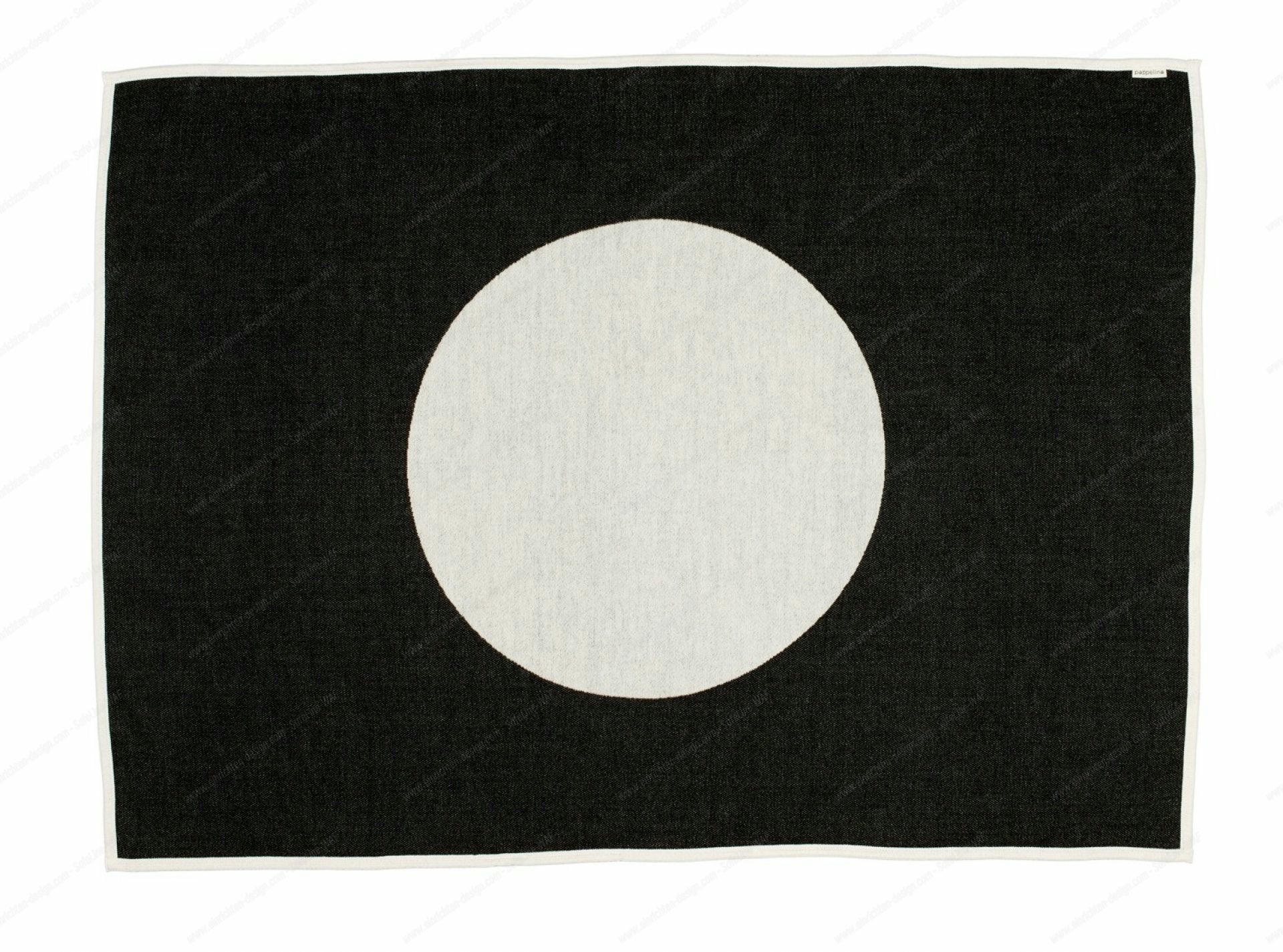 Vera Wool Blanket 140 x 180 cm Pappelina black