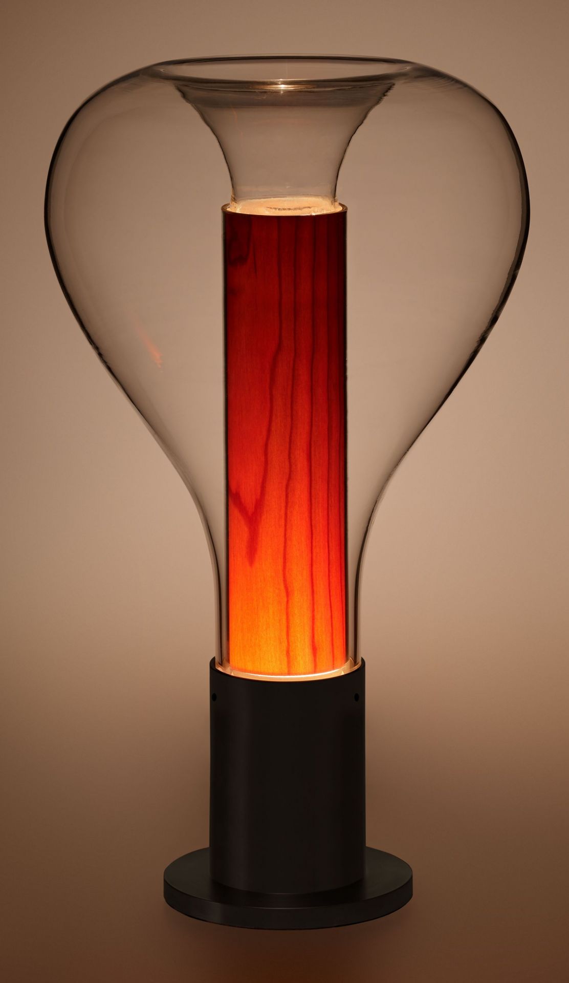 Eris Table Lamp Black Base Cherry LZF Lamps