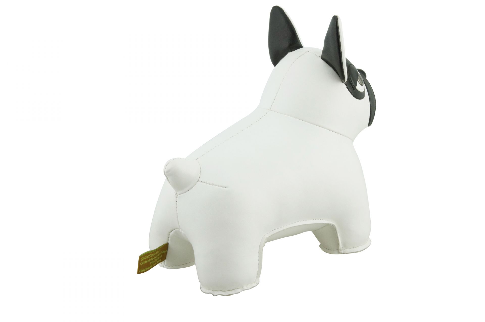 Bookend Classic French Bulldog White/Black Züny SINGLE PIECES