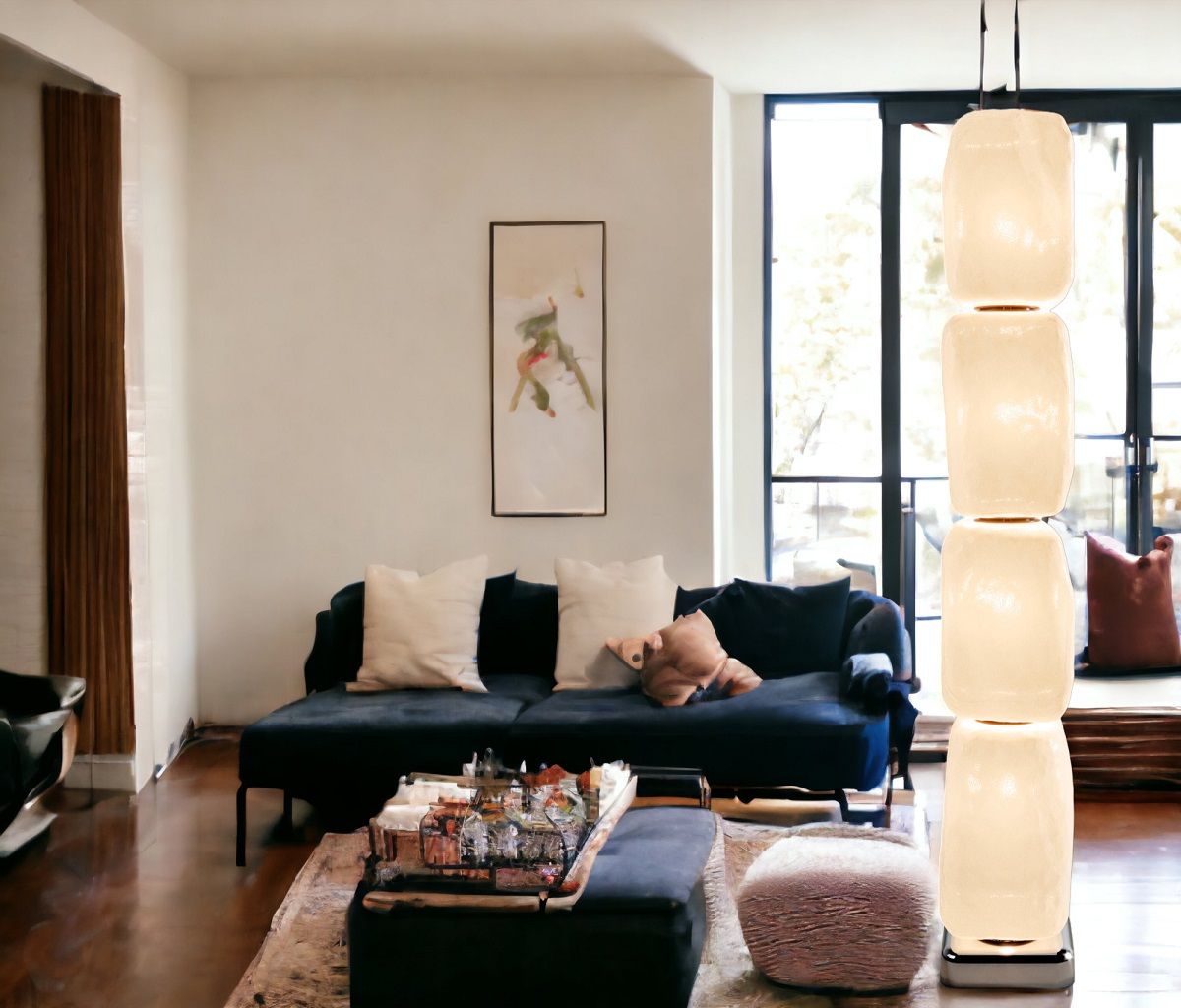 Wax, Stone, Light - Floor V floor lamp Cassina 