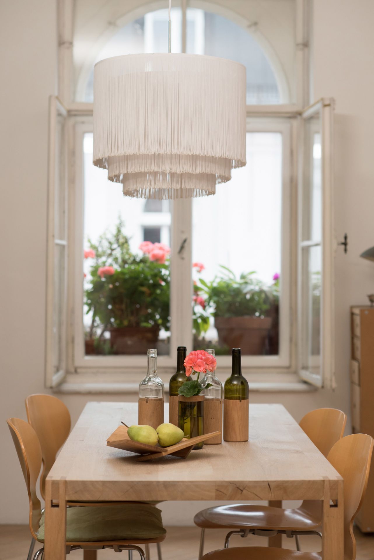 WeinWindlicht Wind light Side by Side Glass green