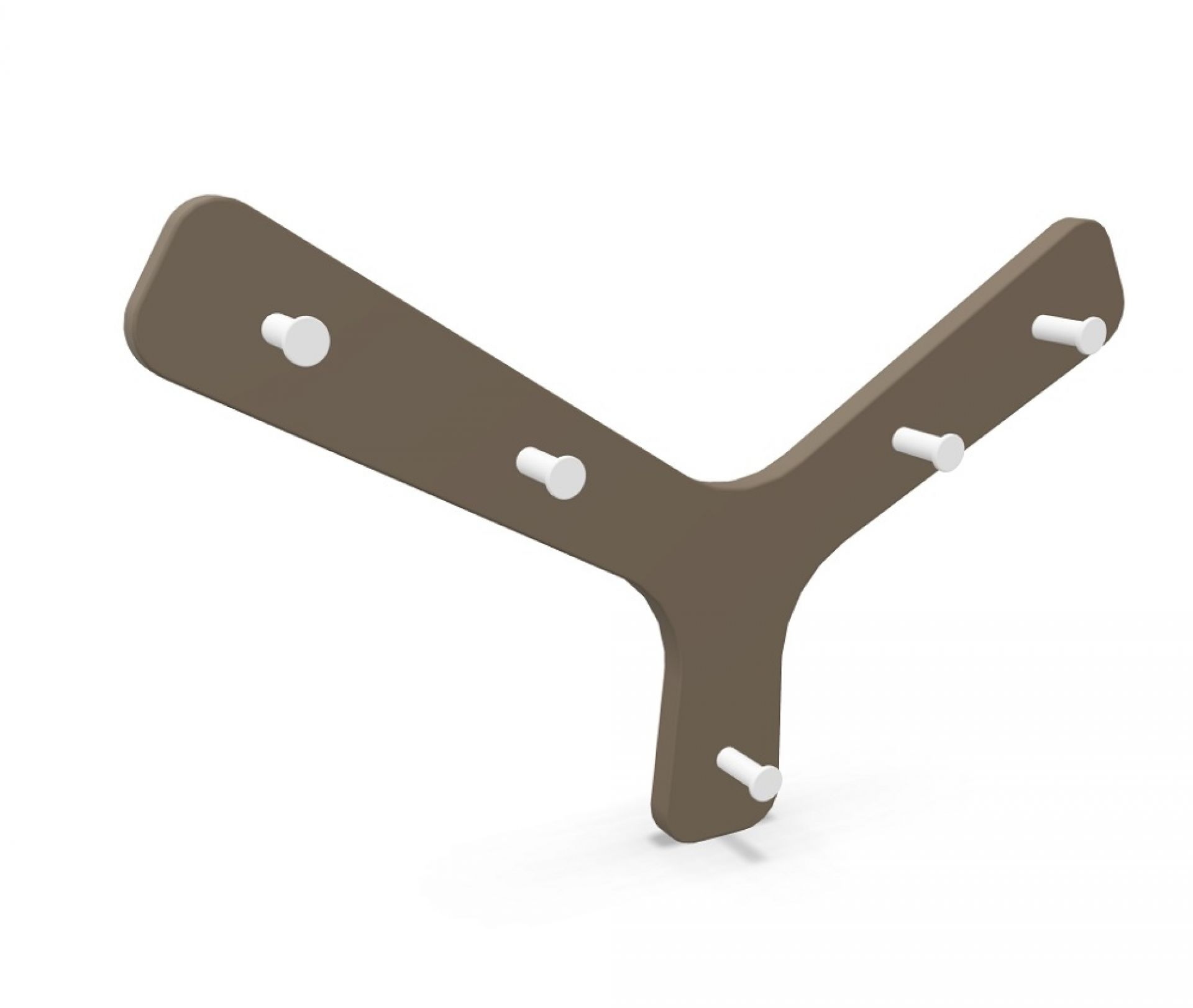 Branch Wall Coat Rack Warm Grey Cascando