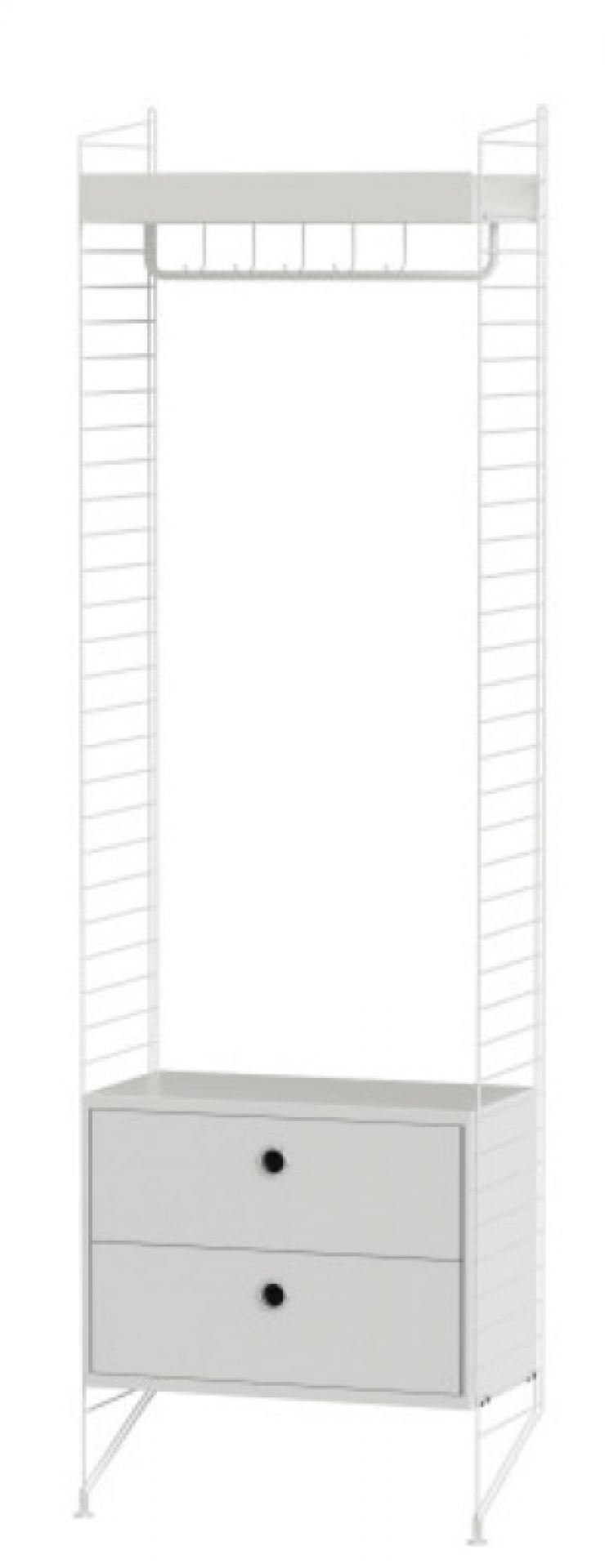 String  Hallway floor Shelving system M String Furniture