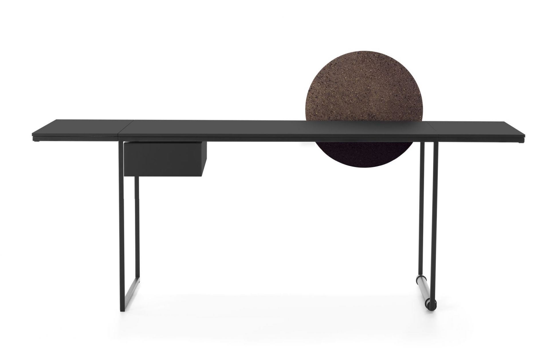 Macis desk with drawer, extensions and pin board Opinion Ciatti