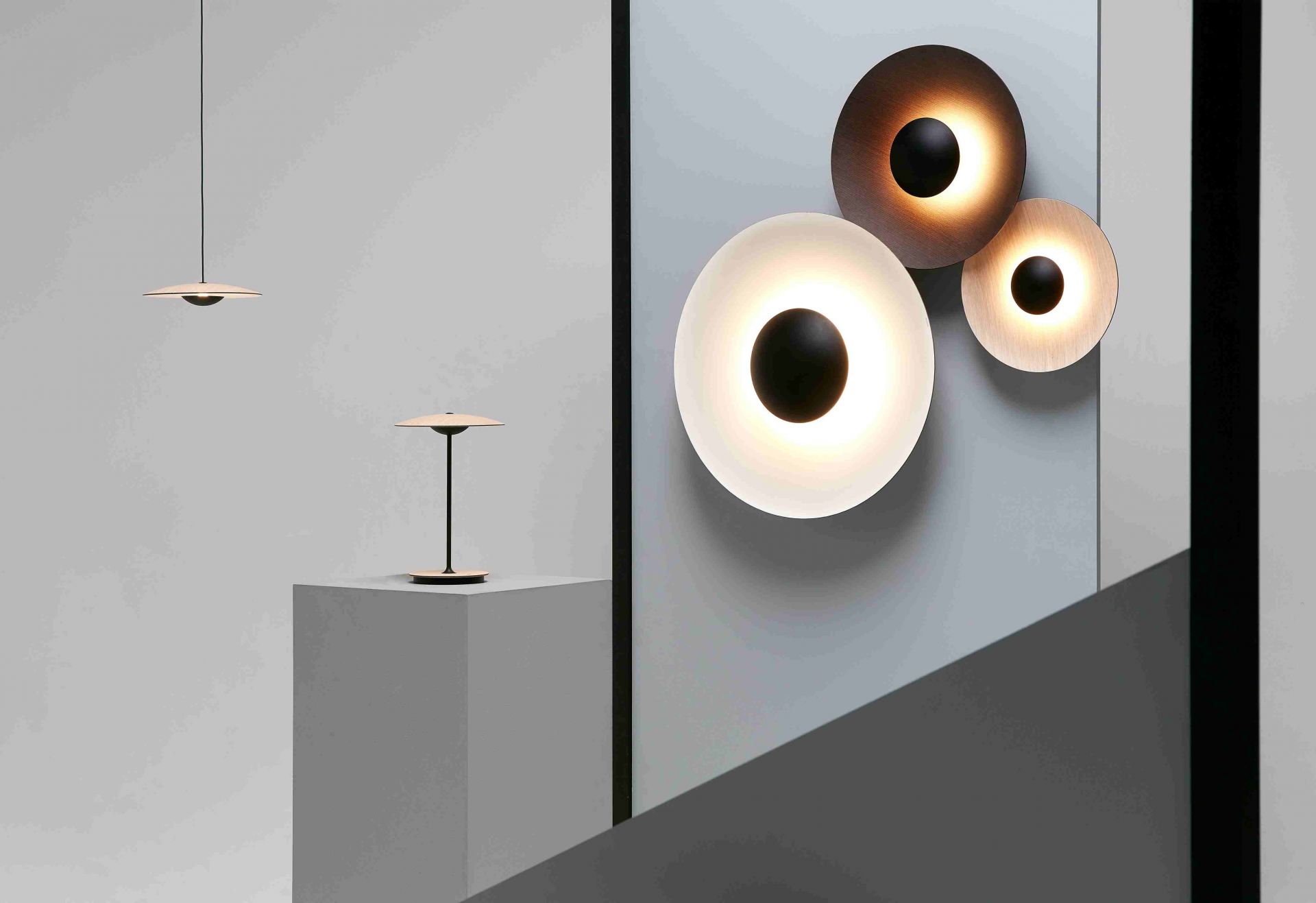 Ginger 32 C LED Ceiling light marset oak-oak