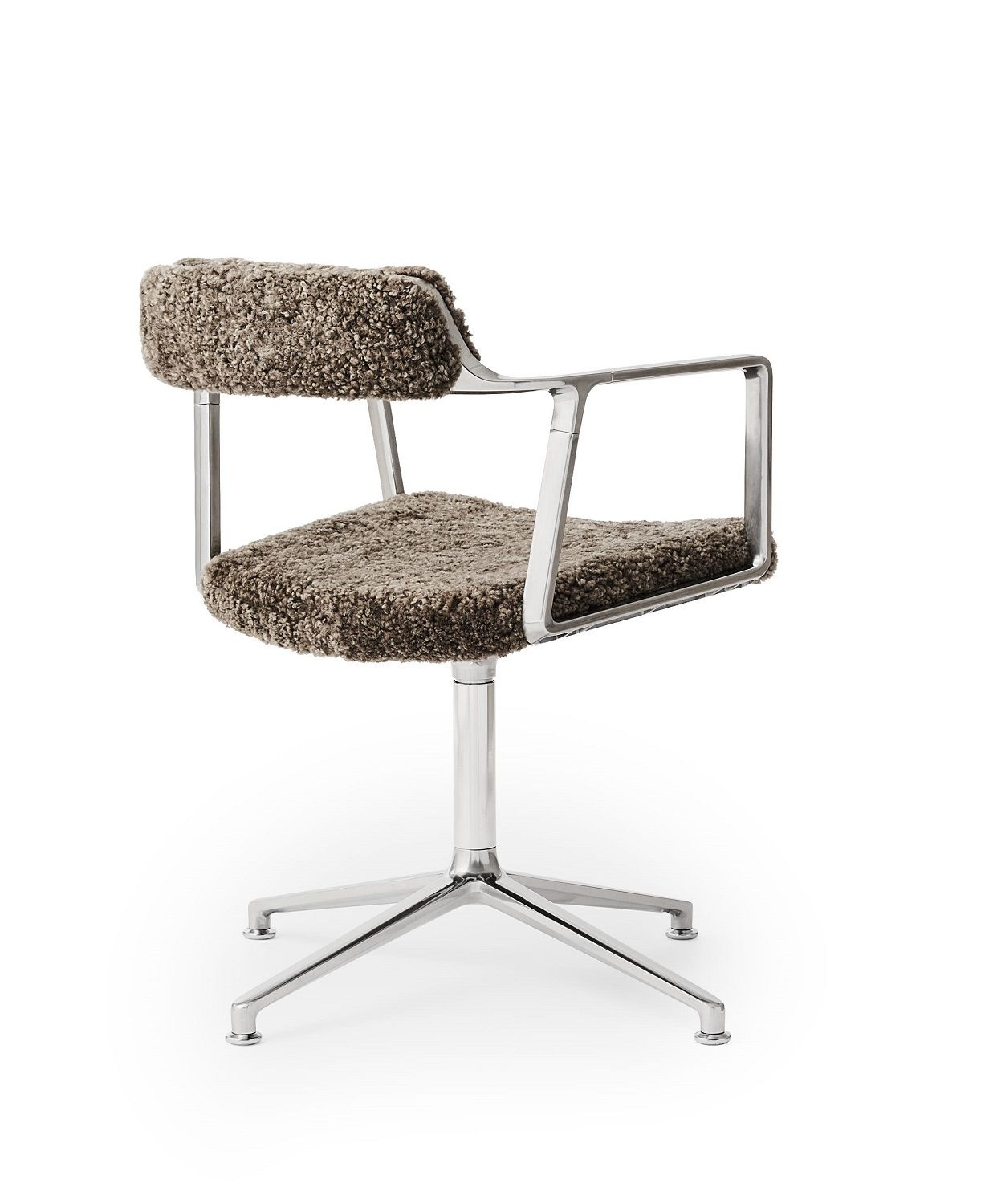 Swivel chair Curly Chair with glides SPECIAL EDITION Vipp