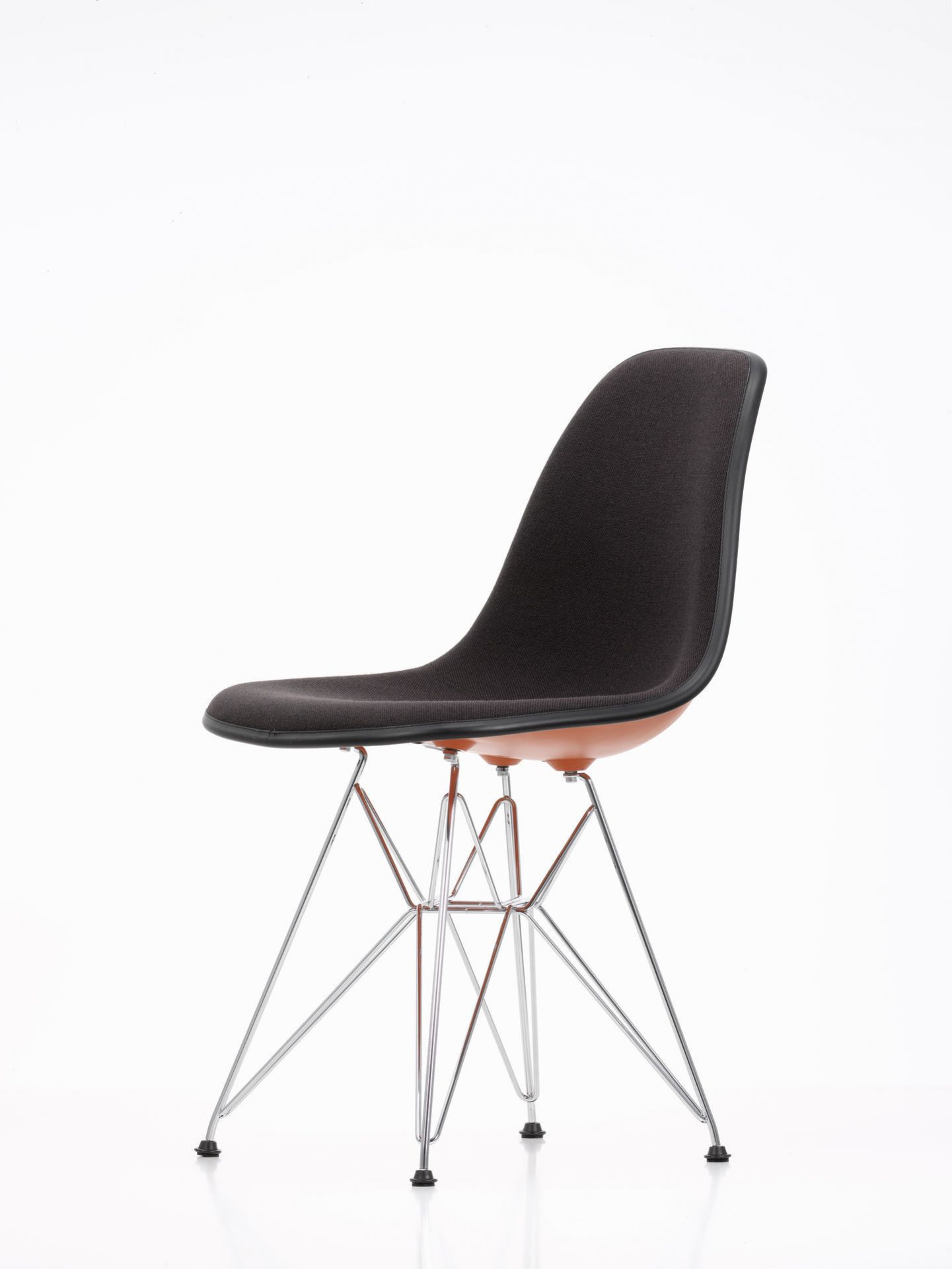 Eames Plastic Side Chair DSR Chair Fully upholstered Vitra