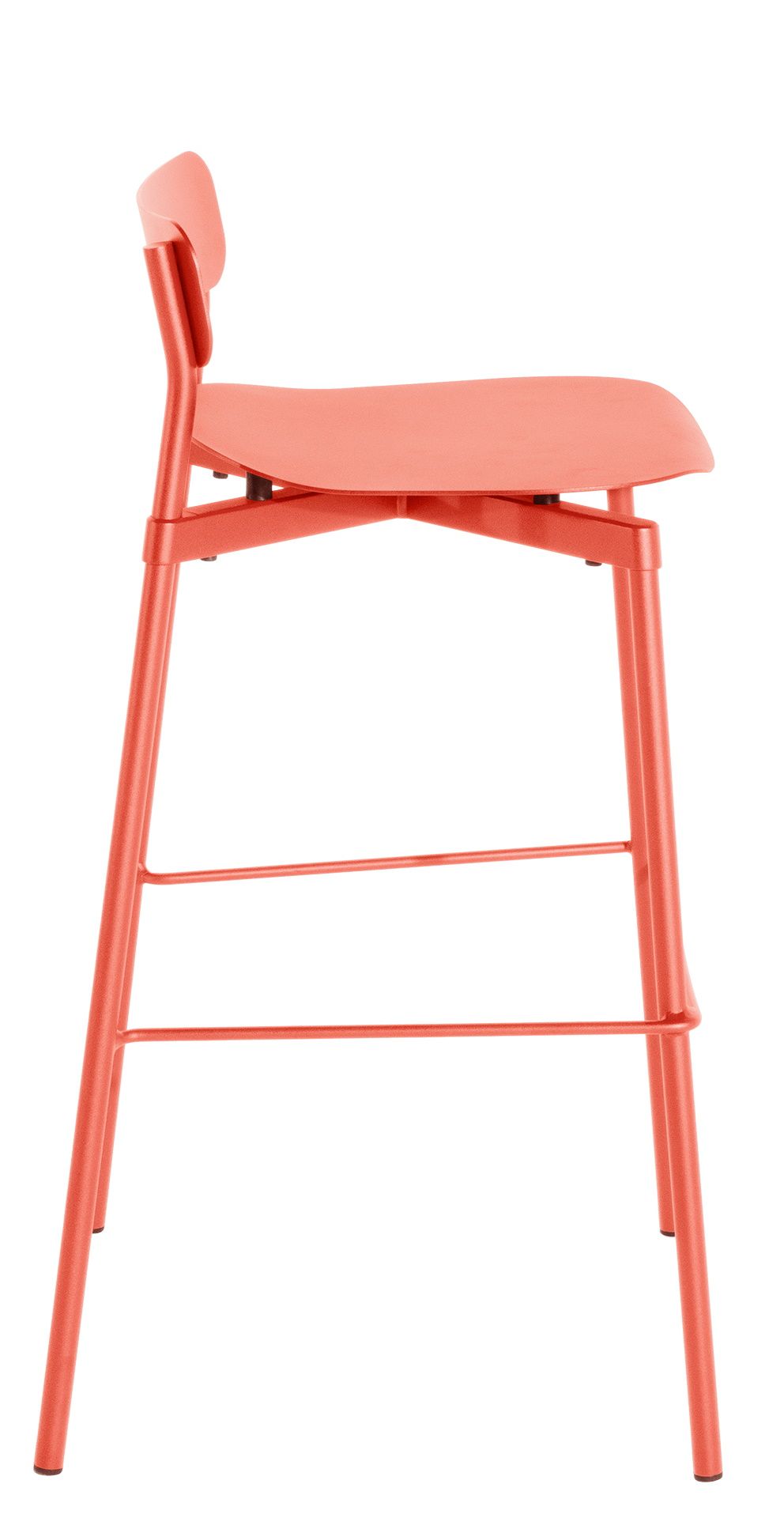 Fromme Barstool Bar Stool H 75 cm Petite Friture Coral Fromme Barstool Bar Stool H 75 cm Petite Friture Coral