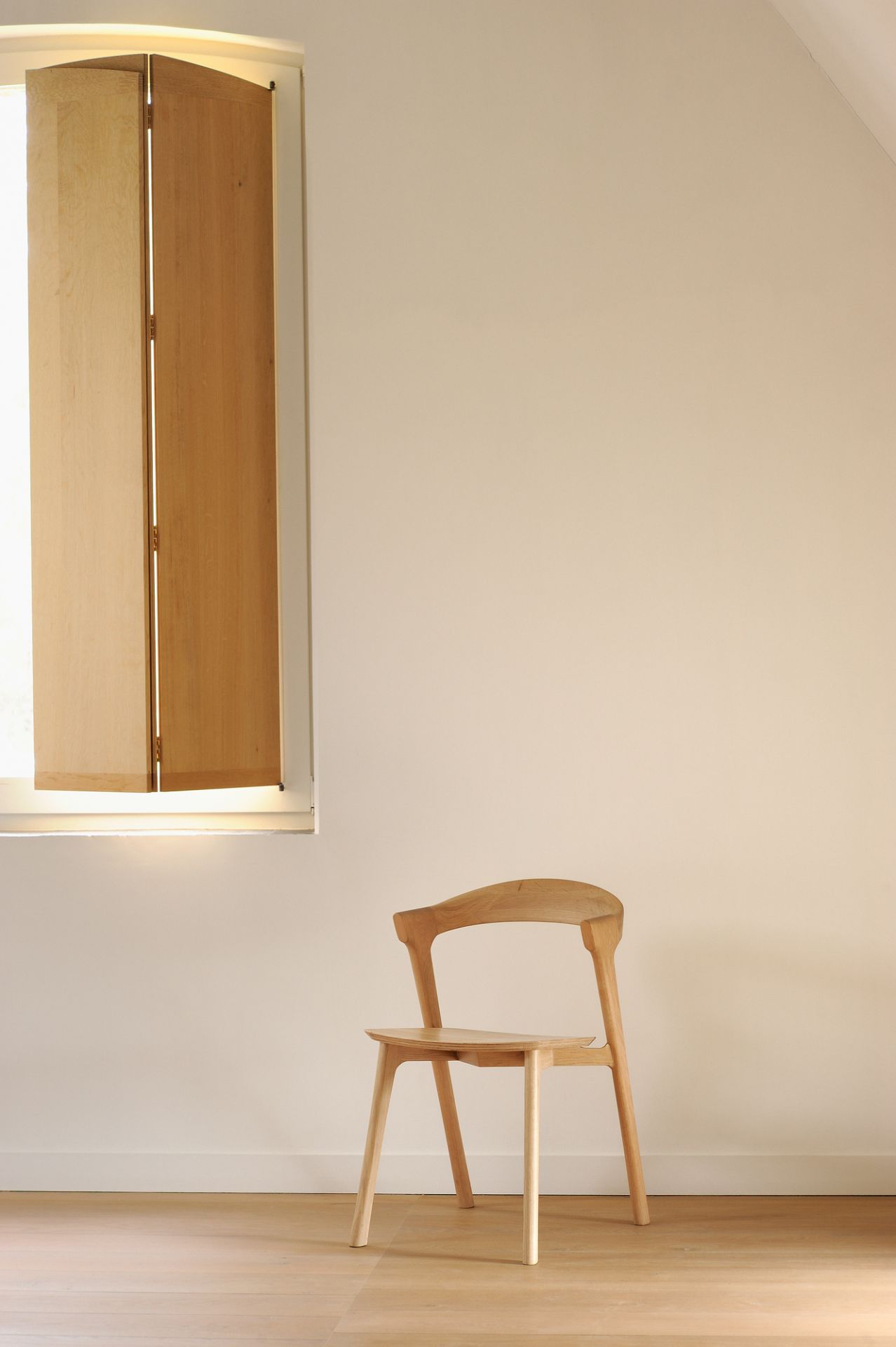 Bok chair oak without armrests Ethnicraft