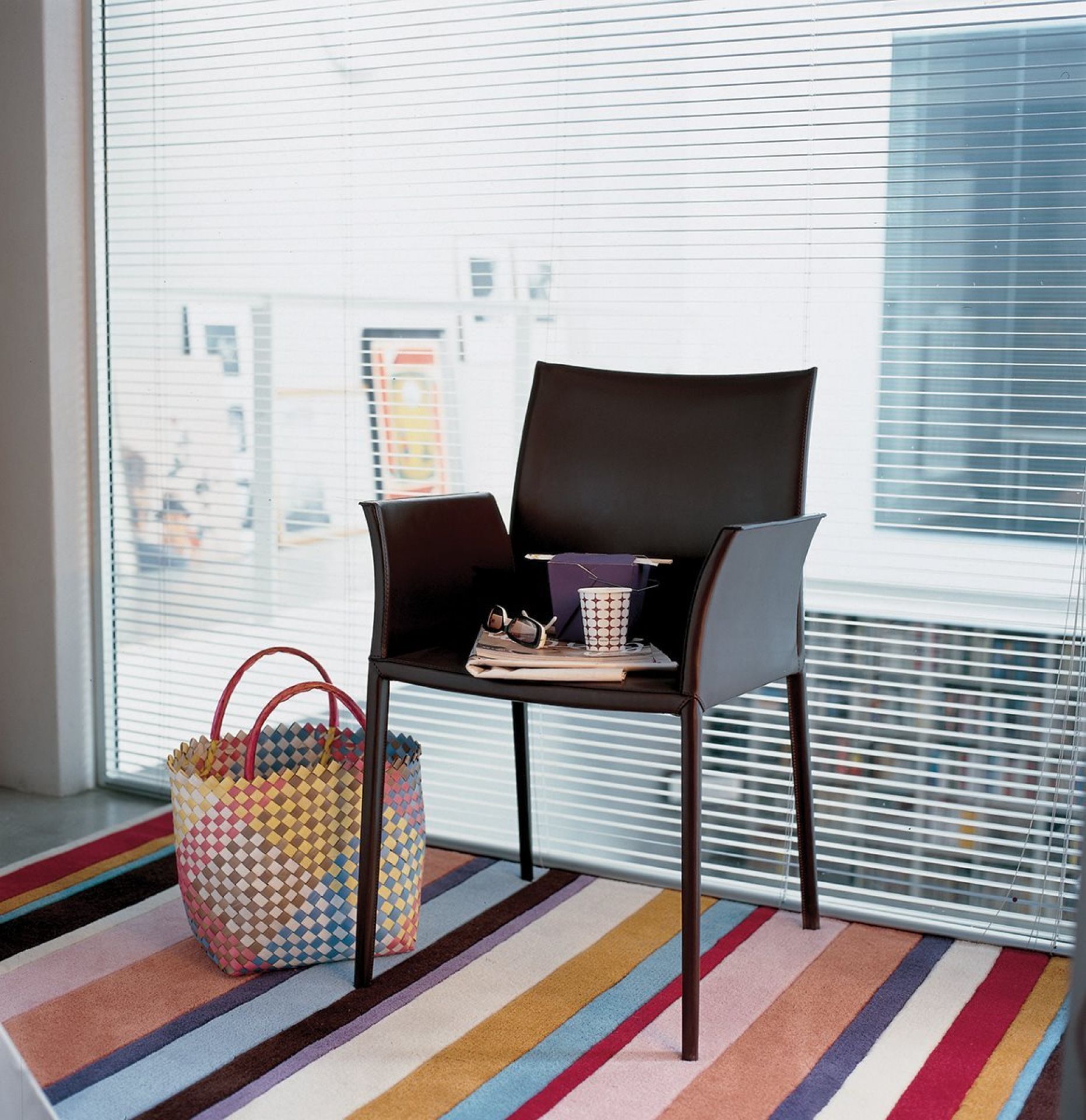 Lea Chair with armrests Zanotta